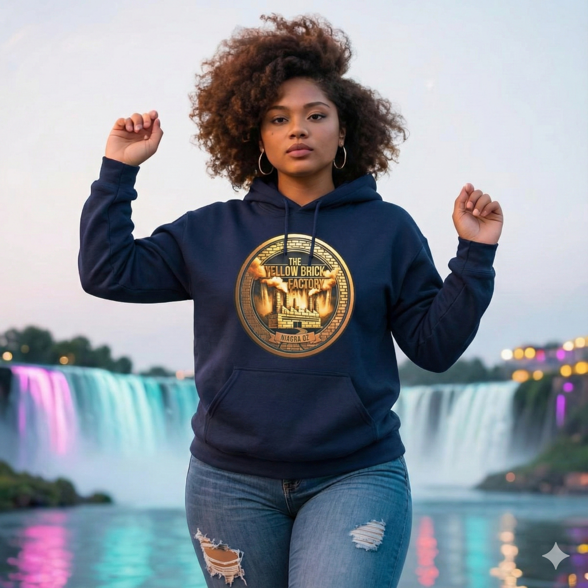 YELLOW BRICK FACTORY HEAVYWEIGHT HOODIE product thumbnail image