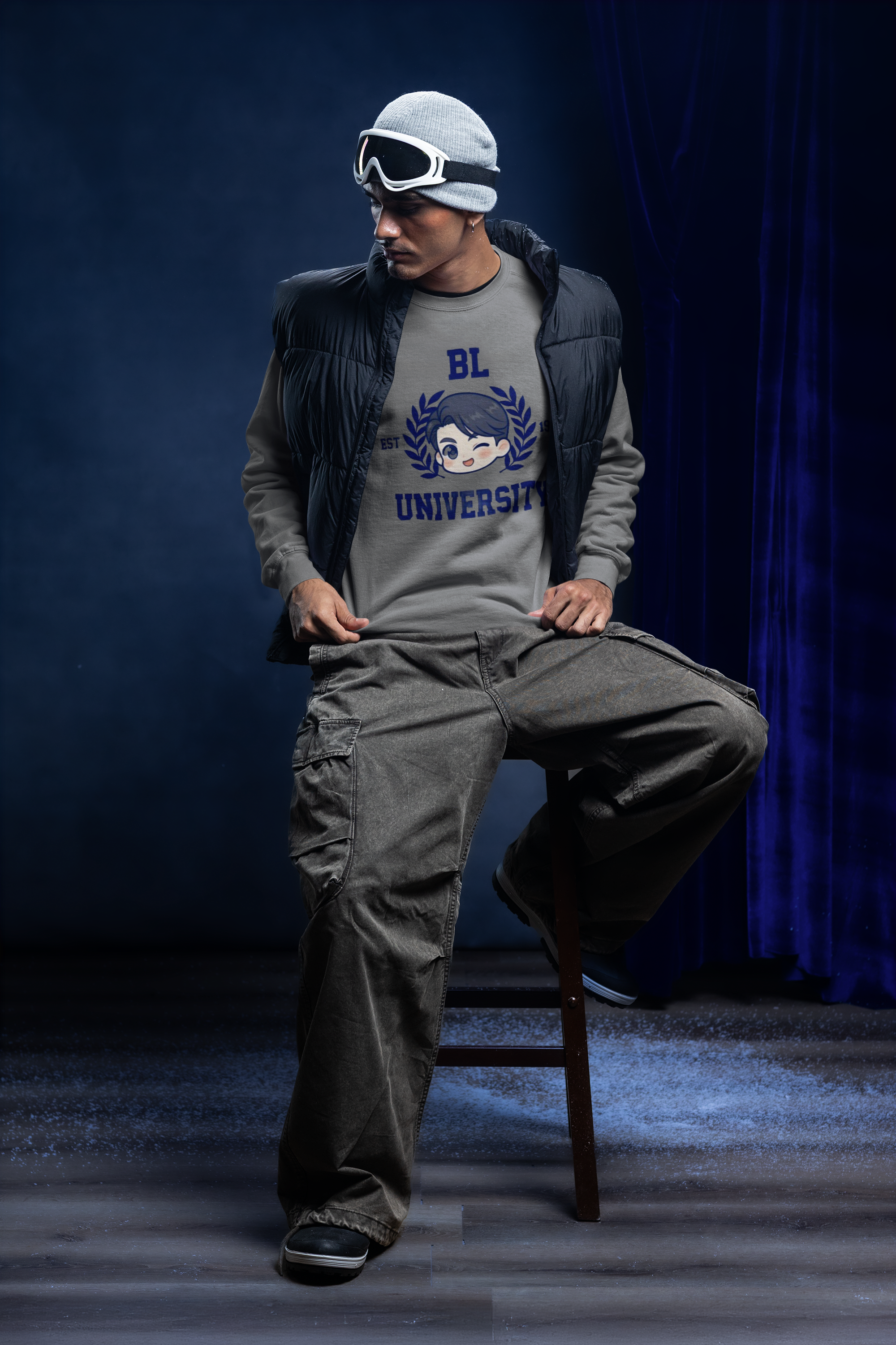 Comfort Colors 1566 BL University Sweatshirt | BL/Yaoi Fandom Merch product thumbnail image