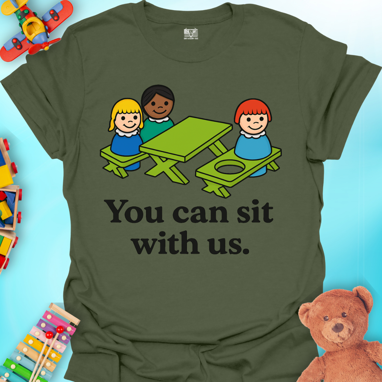 You Can Sit With Us T-shirt product thumbnail image You Can Sit With Us T-shirt product thumbnail image