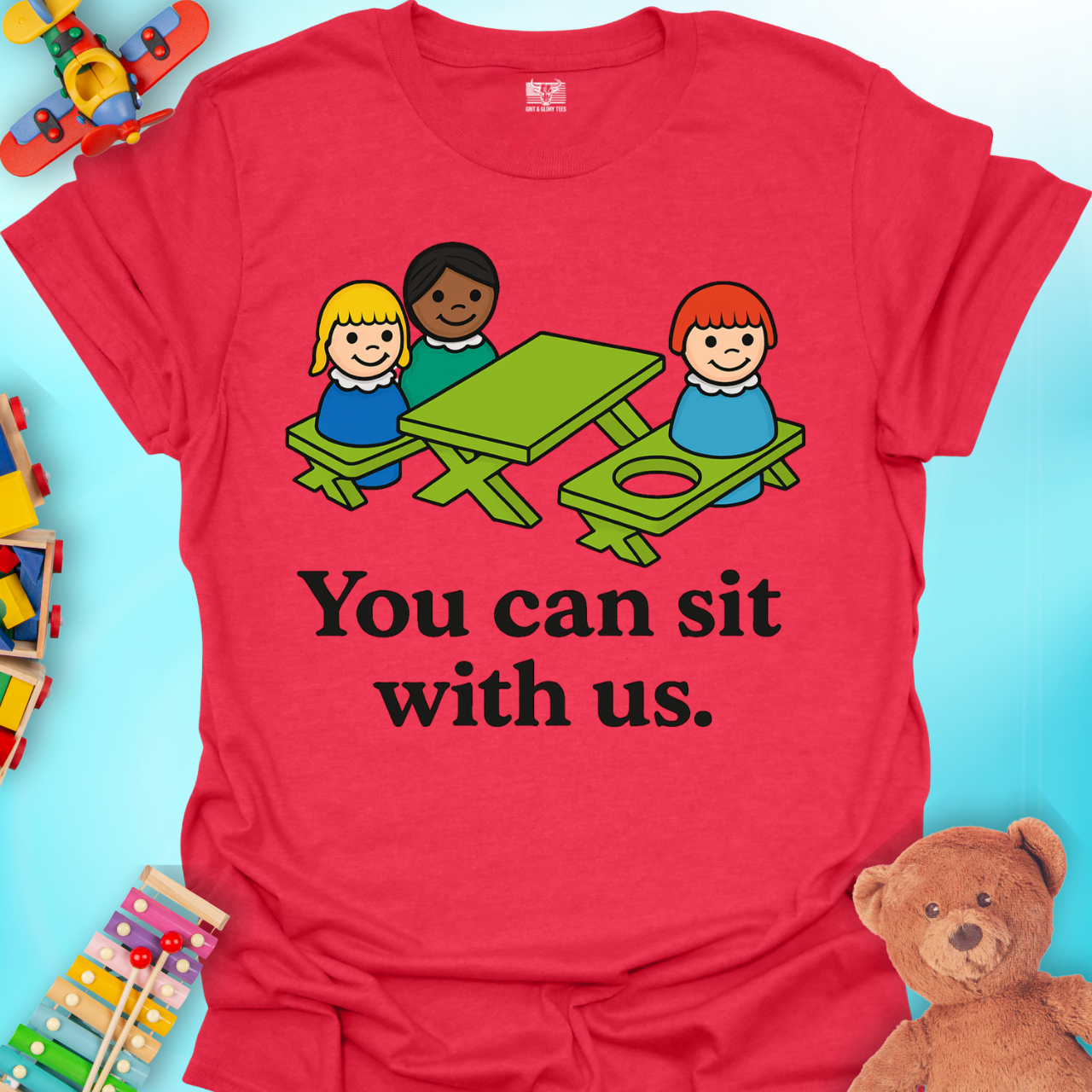 You Can Sit With Us T-shirt product thumbnail image You Can Sit With Us T-shirt product thumbnail image