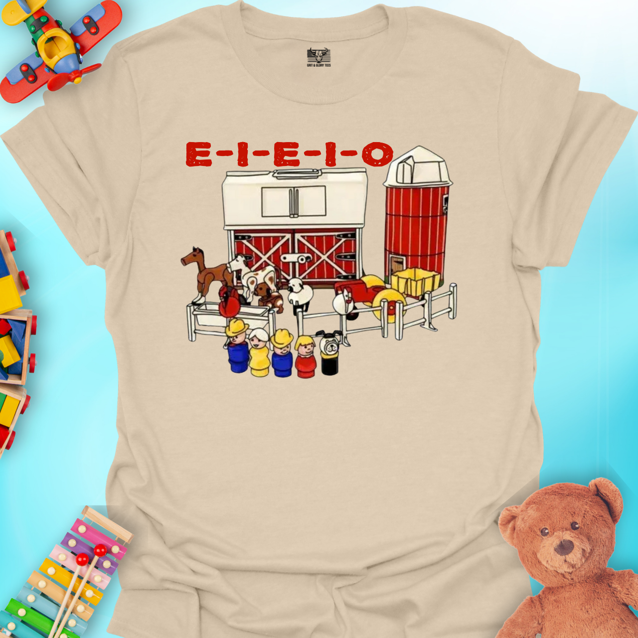 E-I-E-I-O T-shirt product thumbnail image