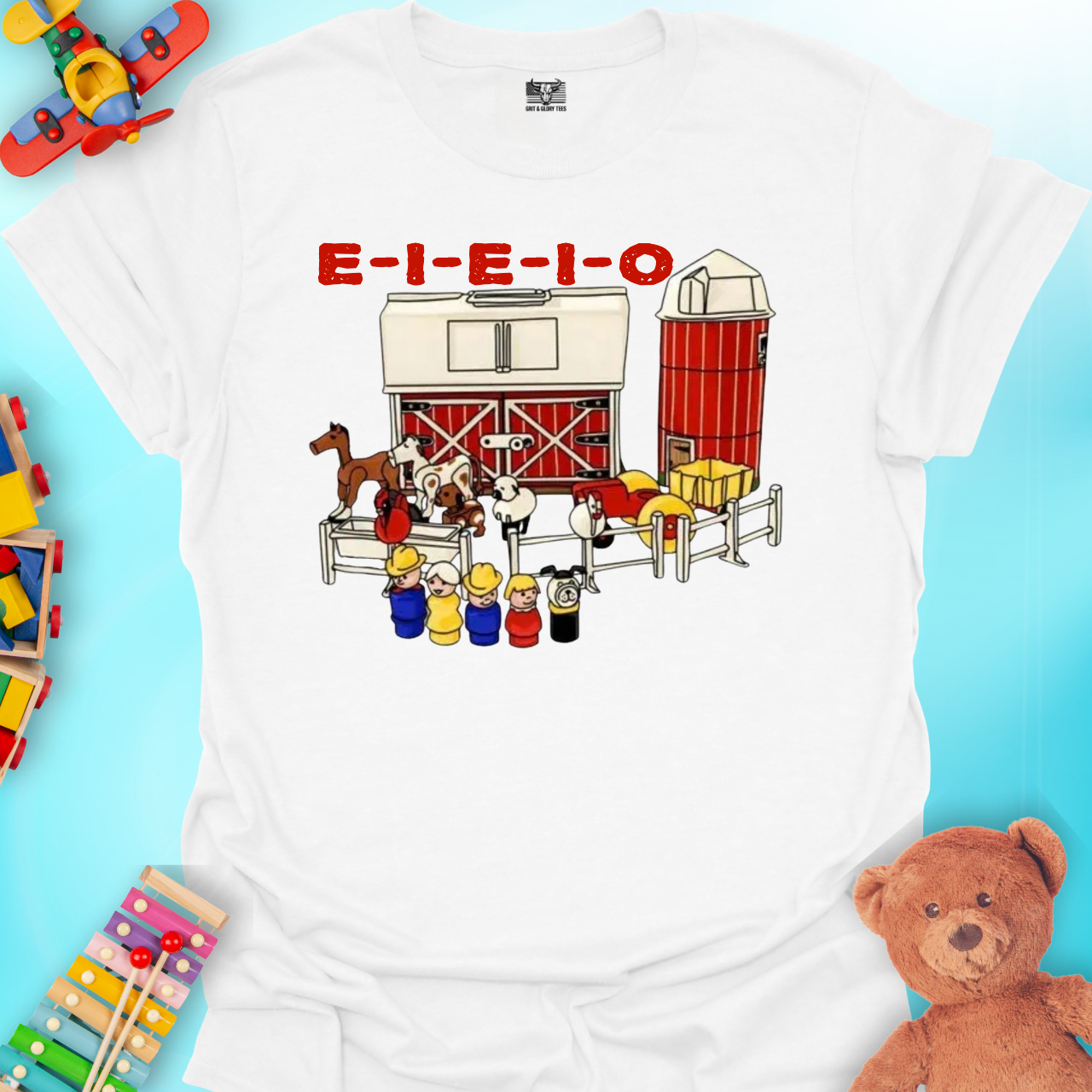 E-I-E-I-O T-shirt product thumbnail image E-I-E-I-O T-shirt product thumbnail image