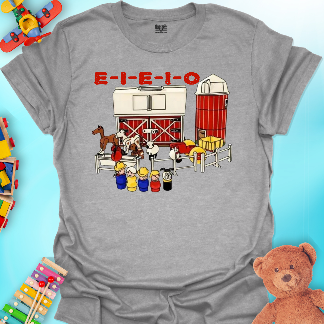 E-I-E-I-O T-shirt product thumbnail image E-I-E-I-O T-shirt product thumbnail image