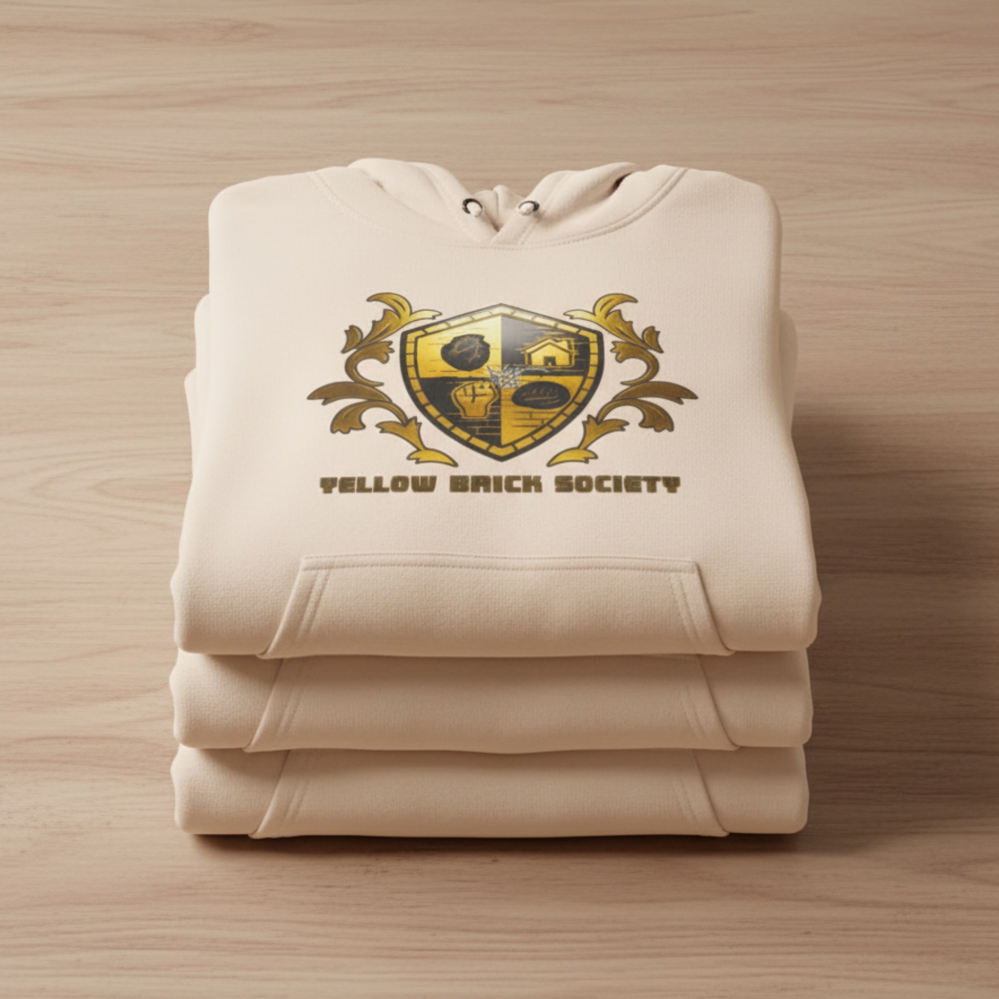 Yellow Brick Society Crest Hoodie product thumbnail image Yellow Brick Society Crest Hoodie product thumbnail image