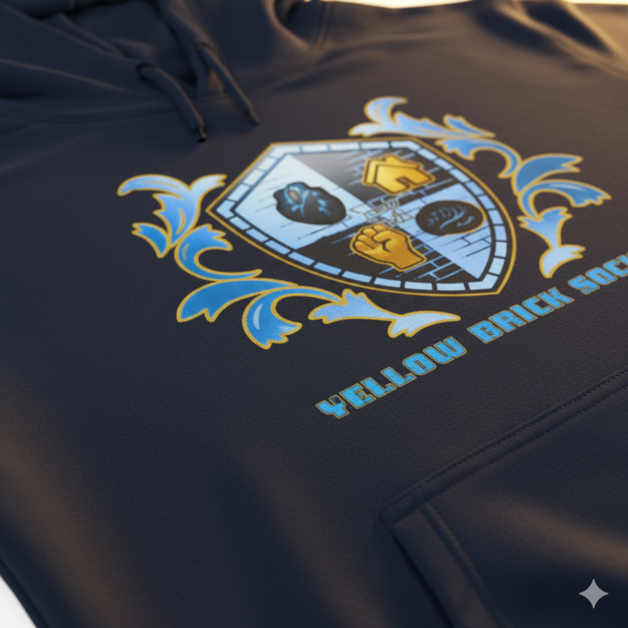 Yellow Brick Society Crest Hoodie product thumbnail image Yellow Brick Society Crest Hoodie product thumbnail image