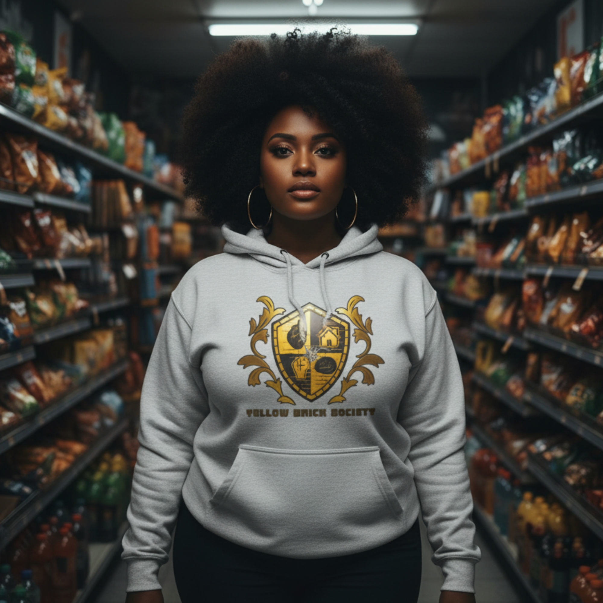 Yellow Brick Society Crest Hoodie product thumbnail image Yellow Brick Society Crest Hoodie product thumbnail image
