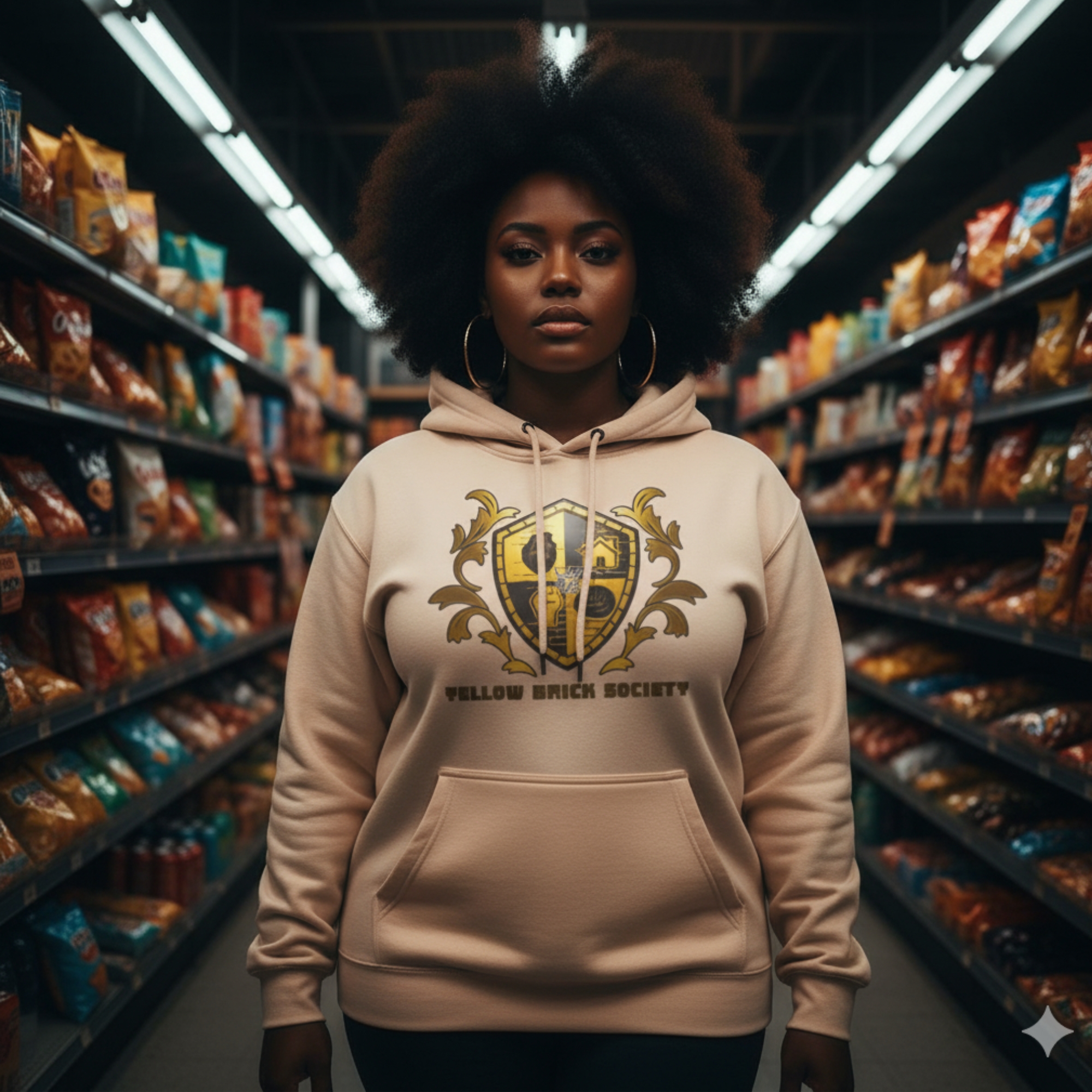 Yellow Brick Society Crest Hoodie product thumbnail image