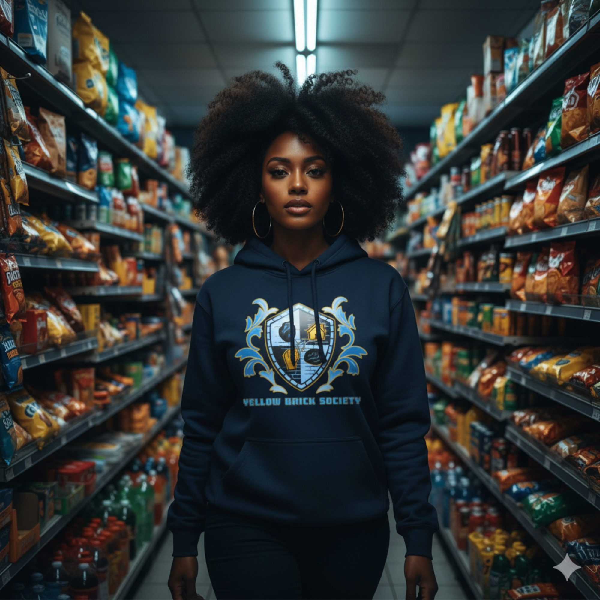 Yellow Brick Society Crest Hoodie product thumbnail image