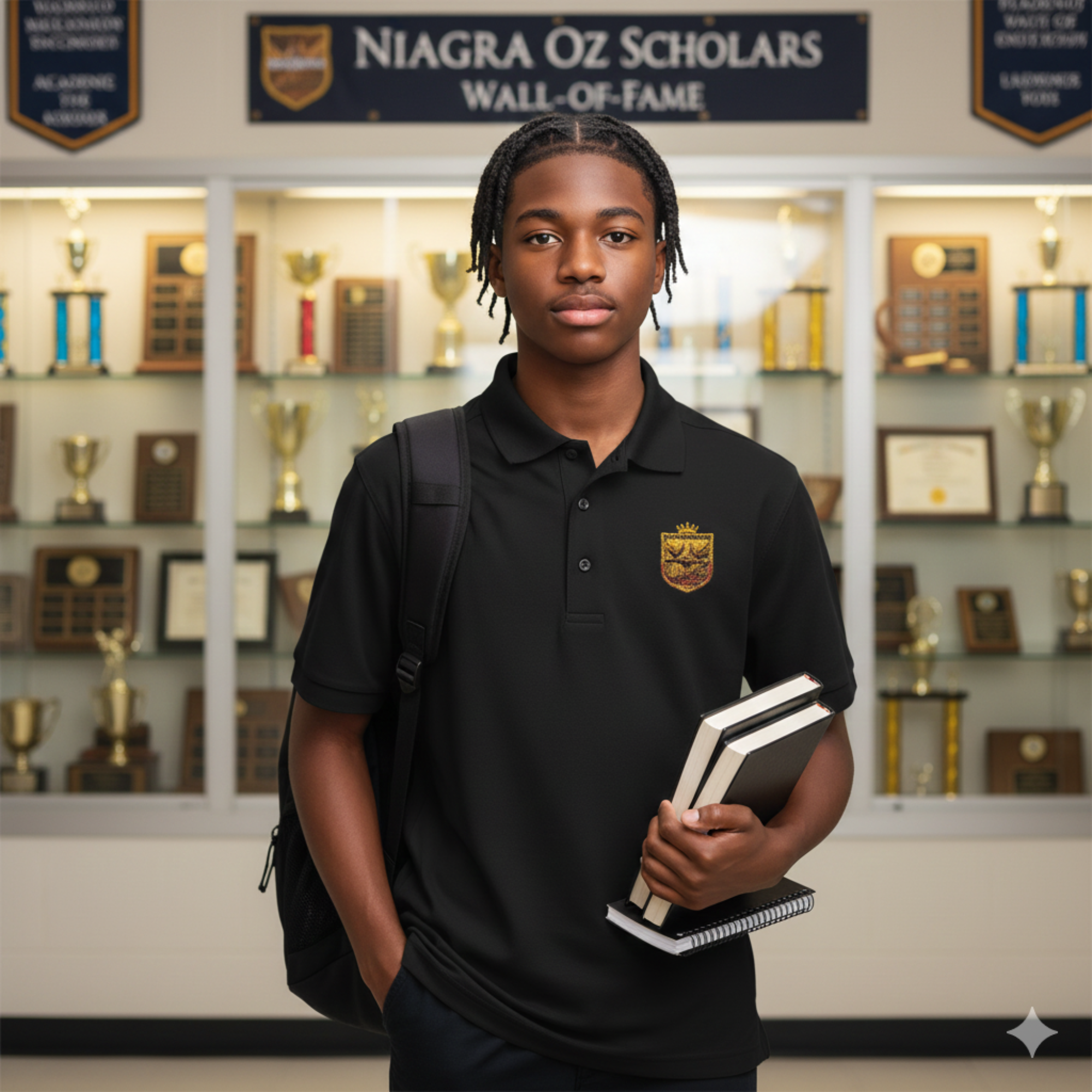 Gold Crest Yellow Brick Society Polo Shirt product thumbnail image Gold Crest Yellow Brick Society Polo Shirt product thumbnail image