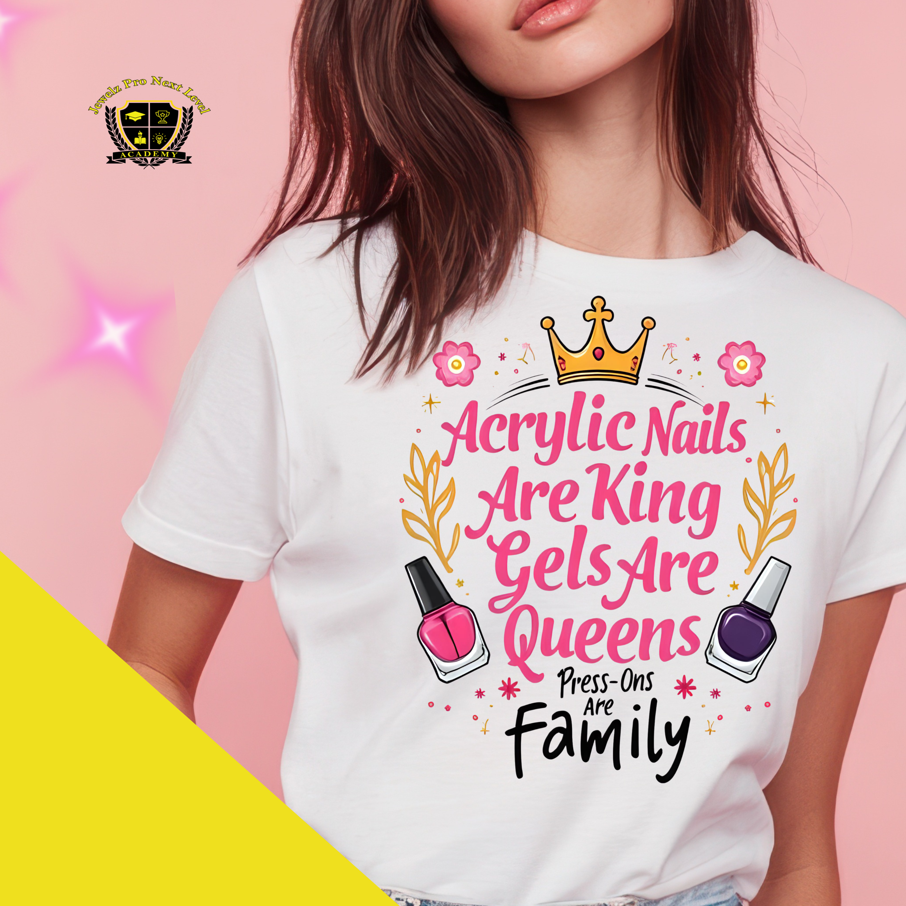 Teen Nail Tech T-Shirt — Girl Salon Acrylic & Gel Nails Gift product thumbnail image Teen Nail Tech T-Shirt — Girl Salon Acrylic & Gel Nails Gift product thumbnail image