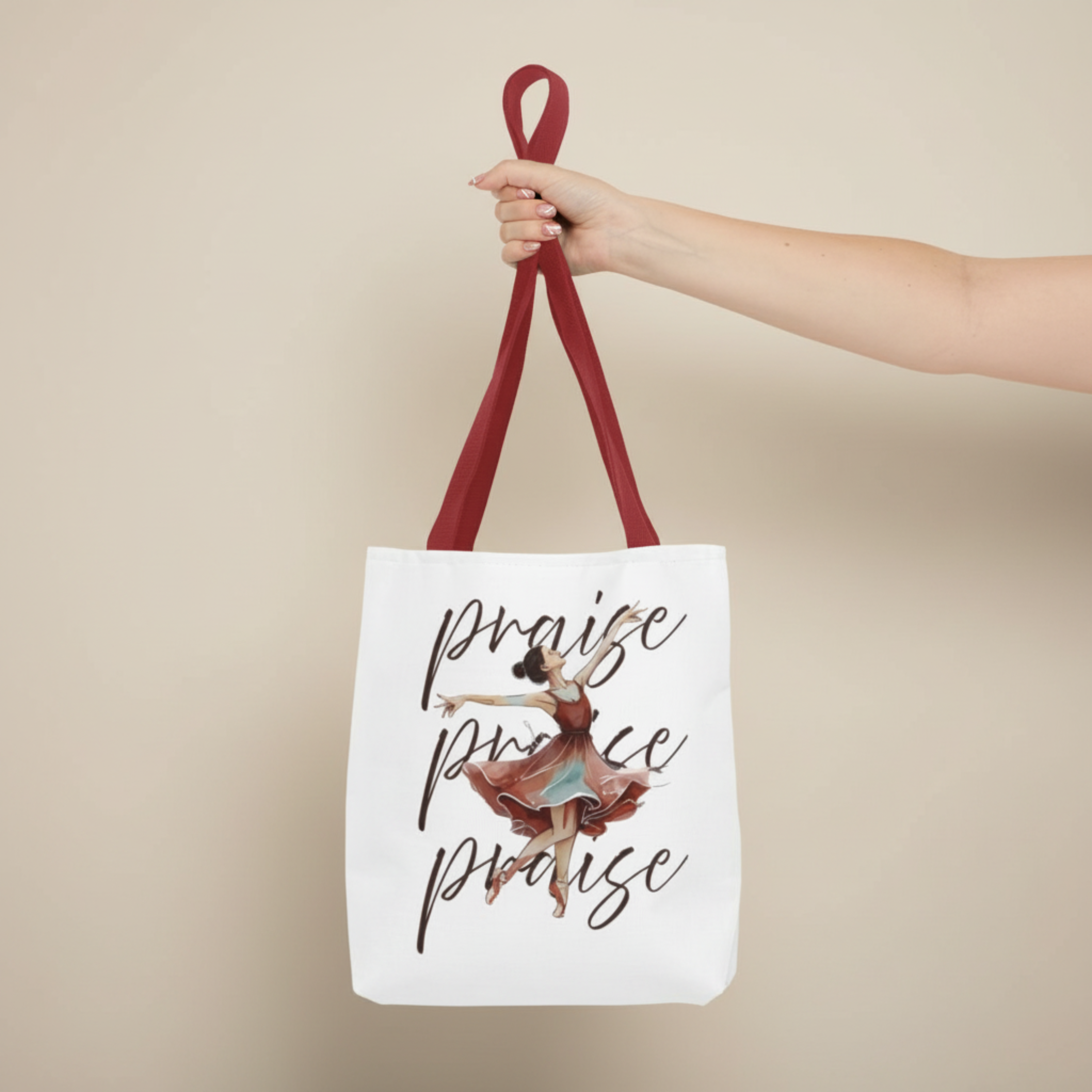 Praise Ballet - Tote Bag product thumbnail image Praise Ballet - Tote Bag product thumbnail image