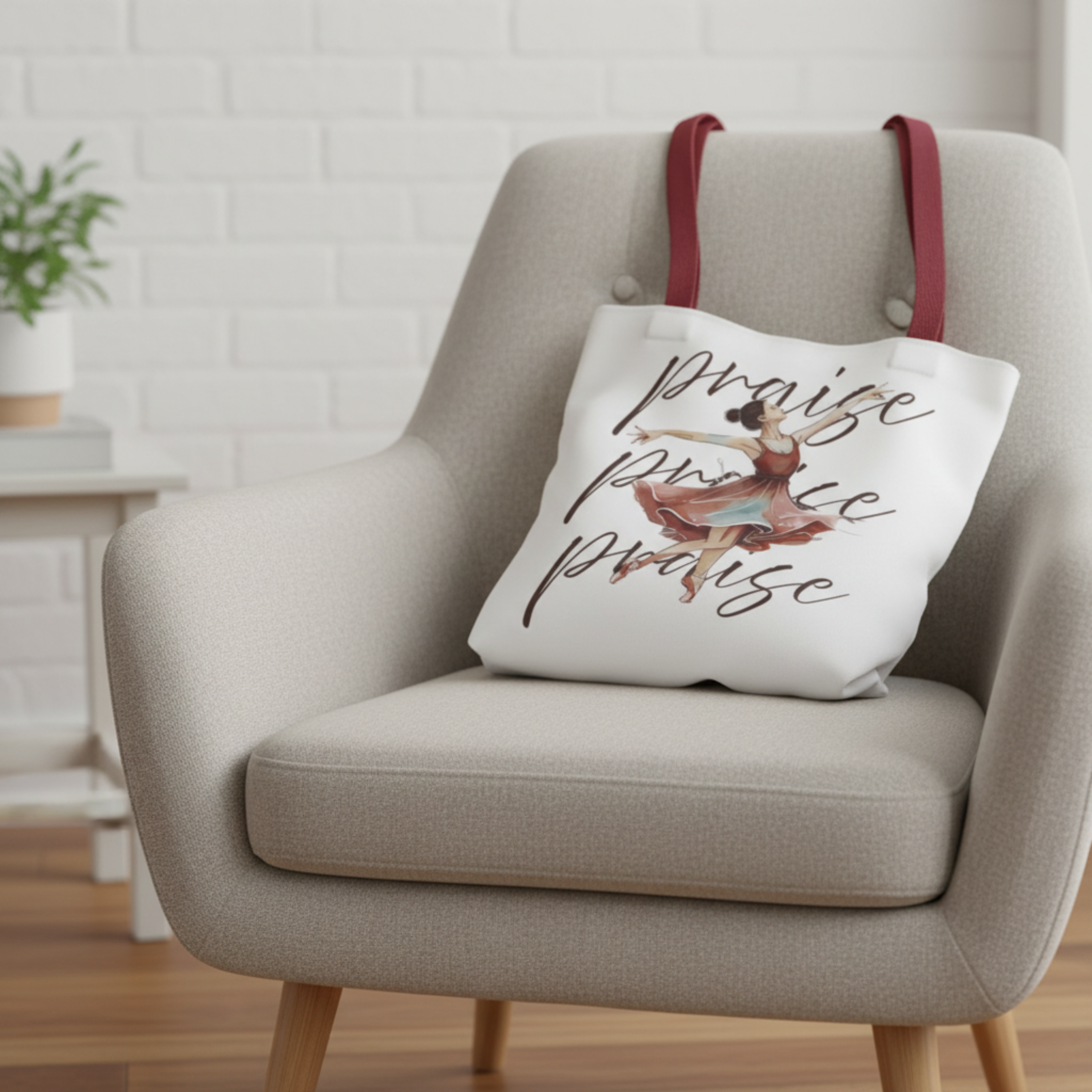 Praise Ballet - Tote Bag product thumbnail image Praise Ballet - Tote Bag product thumbnail image