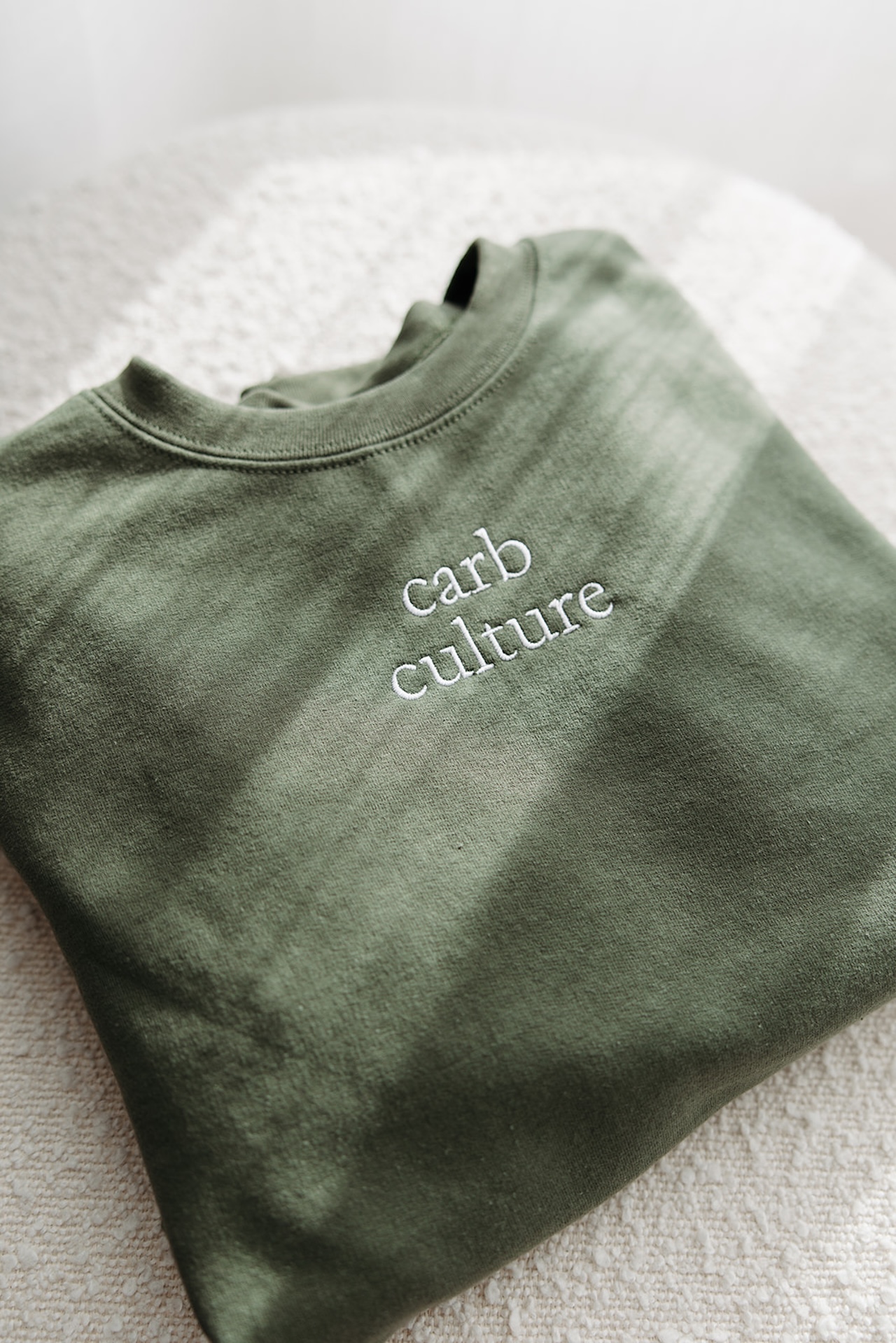 Carb Culture Crewneck Sweatshirt (Embroidery)  product thumbnail image