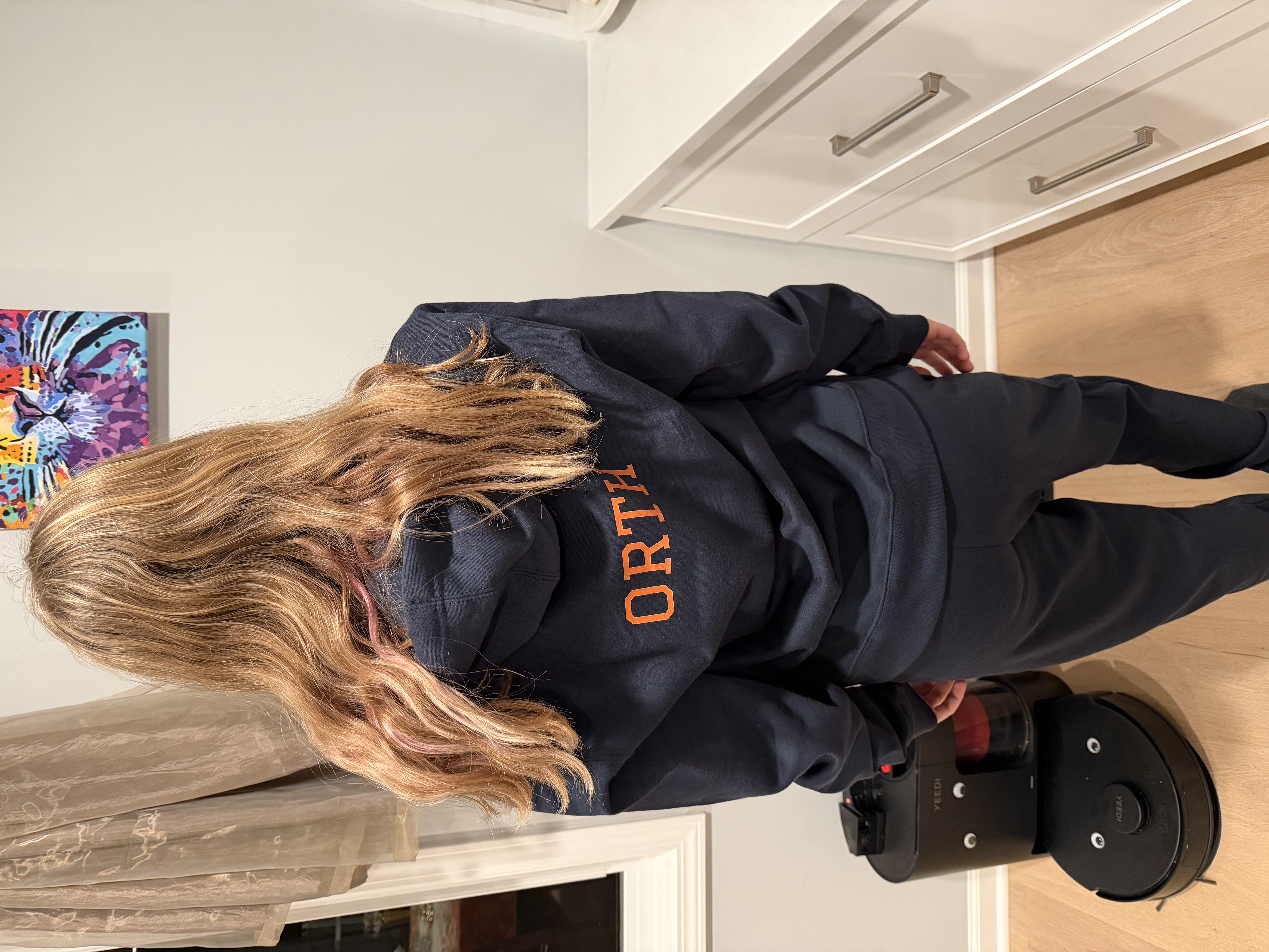 Adult Velocity Swim Team Hoodie — Personalized Name Back product thumbnail image