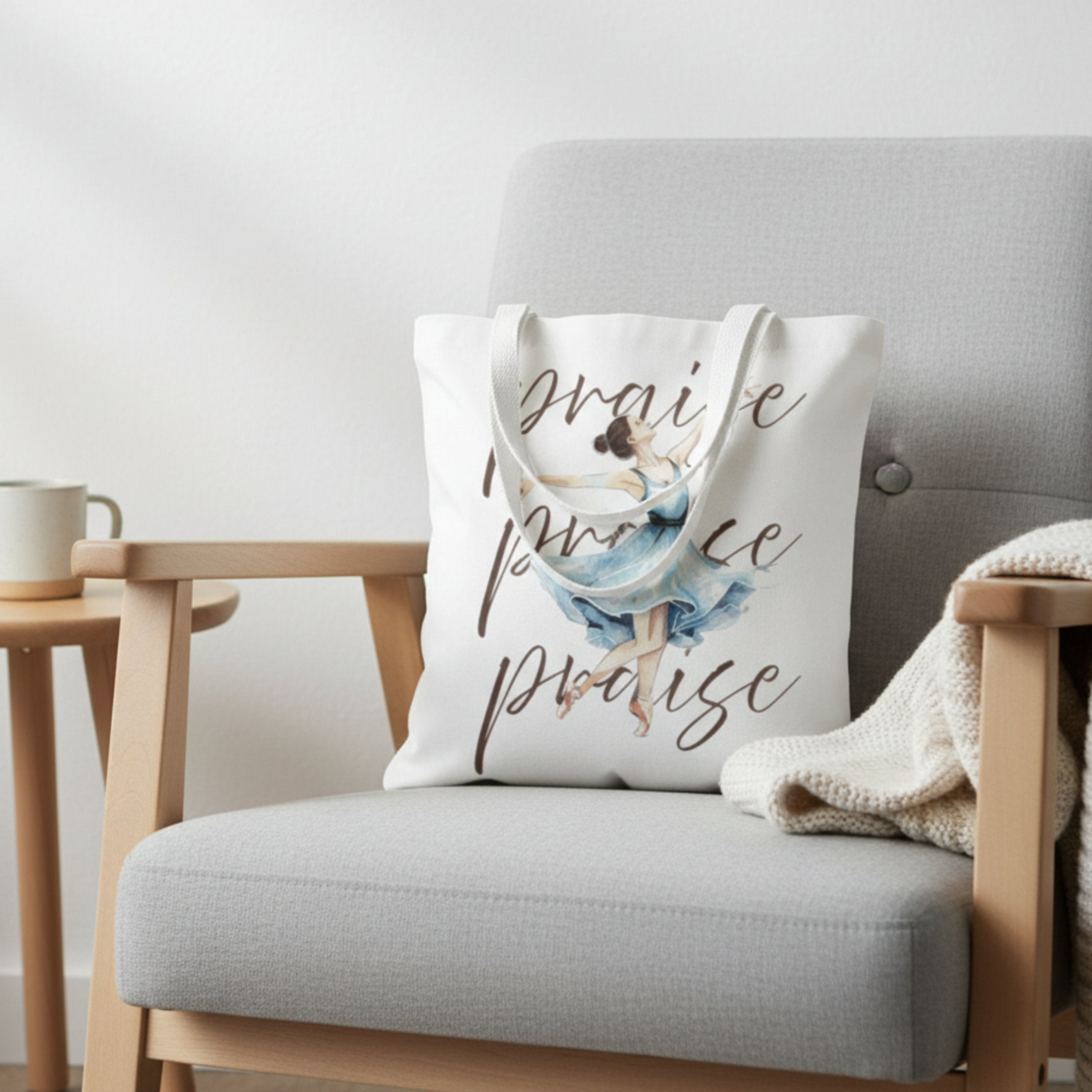 Blue Dance Worship - Tote Bag Blue Dance Worship - Tote Bag