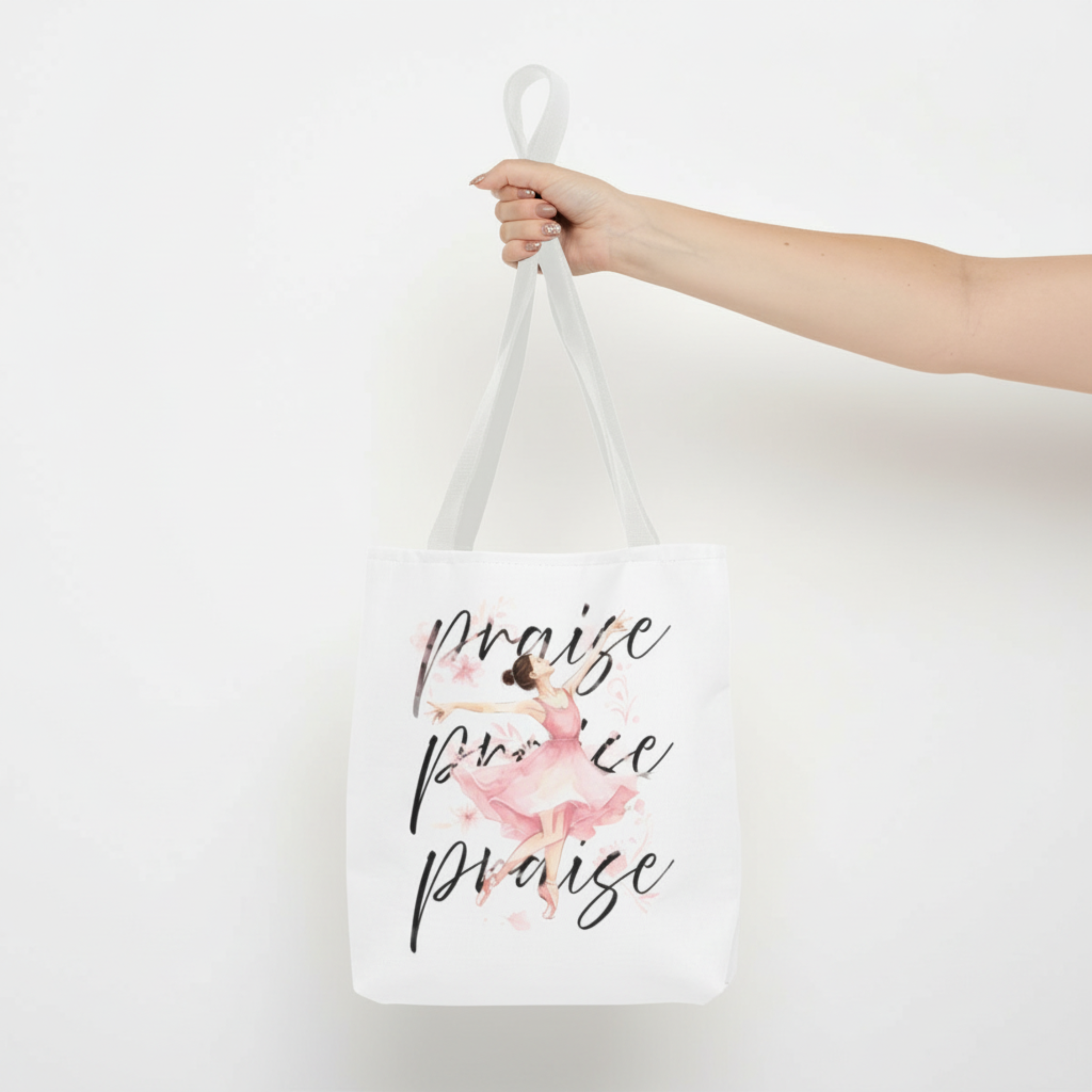 Pink Dance Worship - Tote Bag product thumbnail image Pink Dance Worship - Tote Bag product thumbnail image