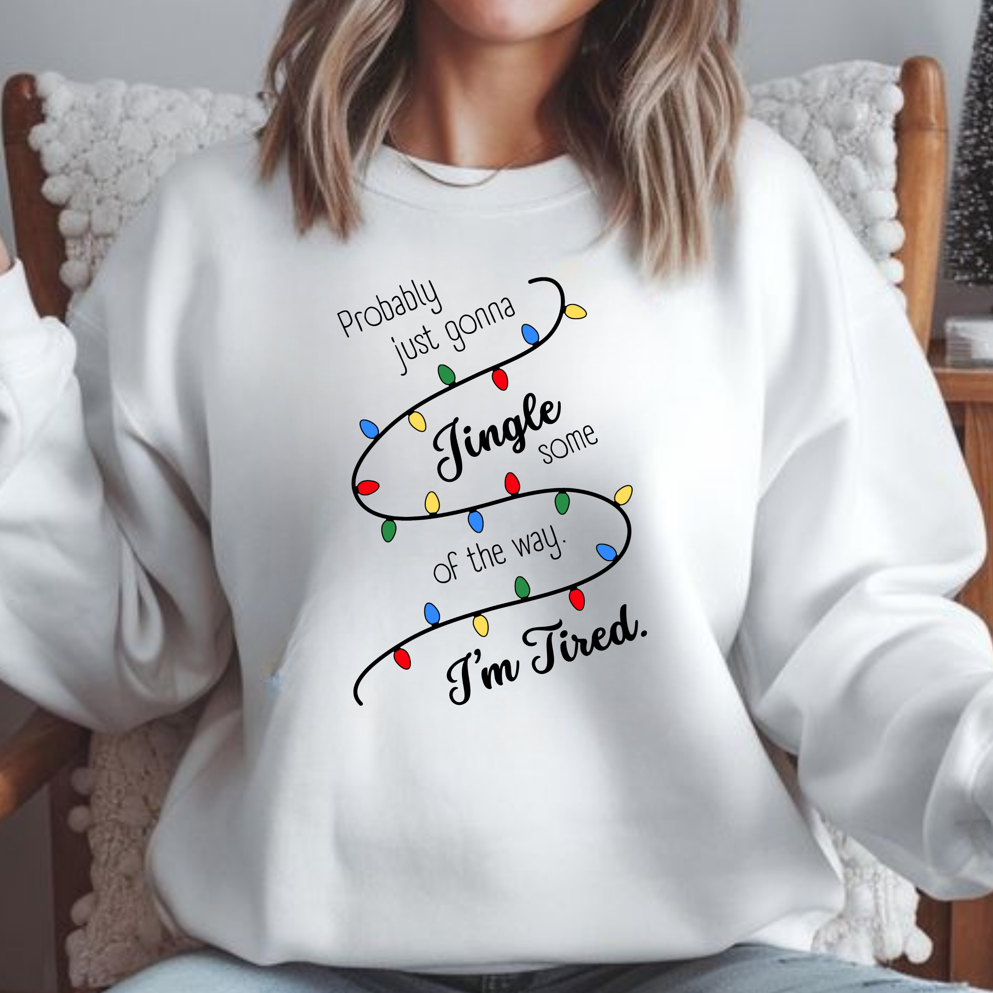 Jingle Some of the Way - Christmas Lights Holiday Pullover product thumbnail image