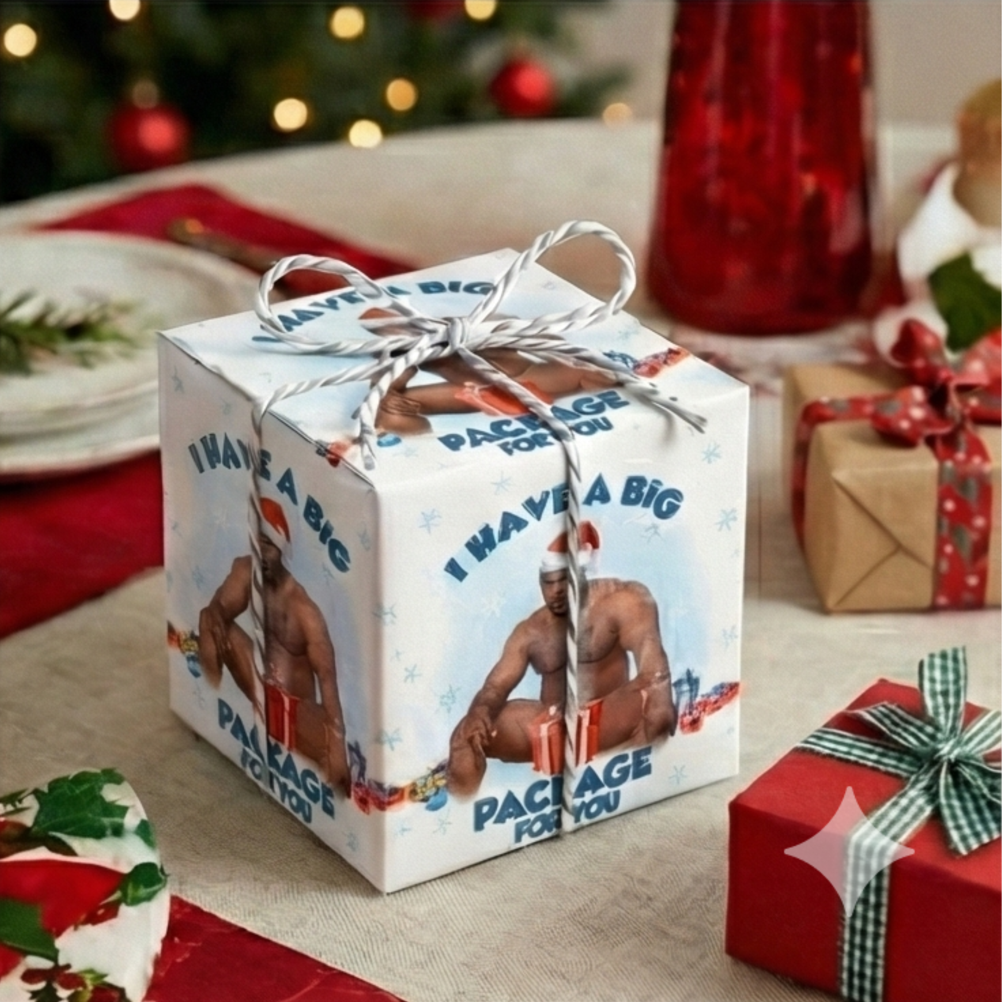 Barry Woods Meme Christmas Wrapping Paper | "I Have a Big Package for You" Holiday Gift Wrap, Funny Meme Holiday Gift Wrap, Digital Present Wrap, Xmas Gifts product thumbnail image Barry Woods Meme Christmas Wrapping Paper | "I Have a Big Package for You" Holiday Gift Wrap, Funny Meme Holiday Gift Wrap, Digital Present Wrap, Xmas Gifts product thumbnail image