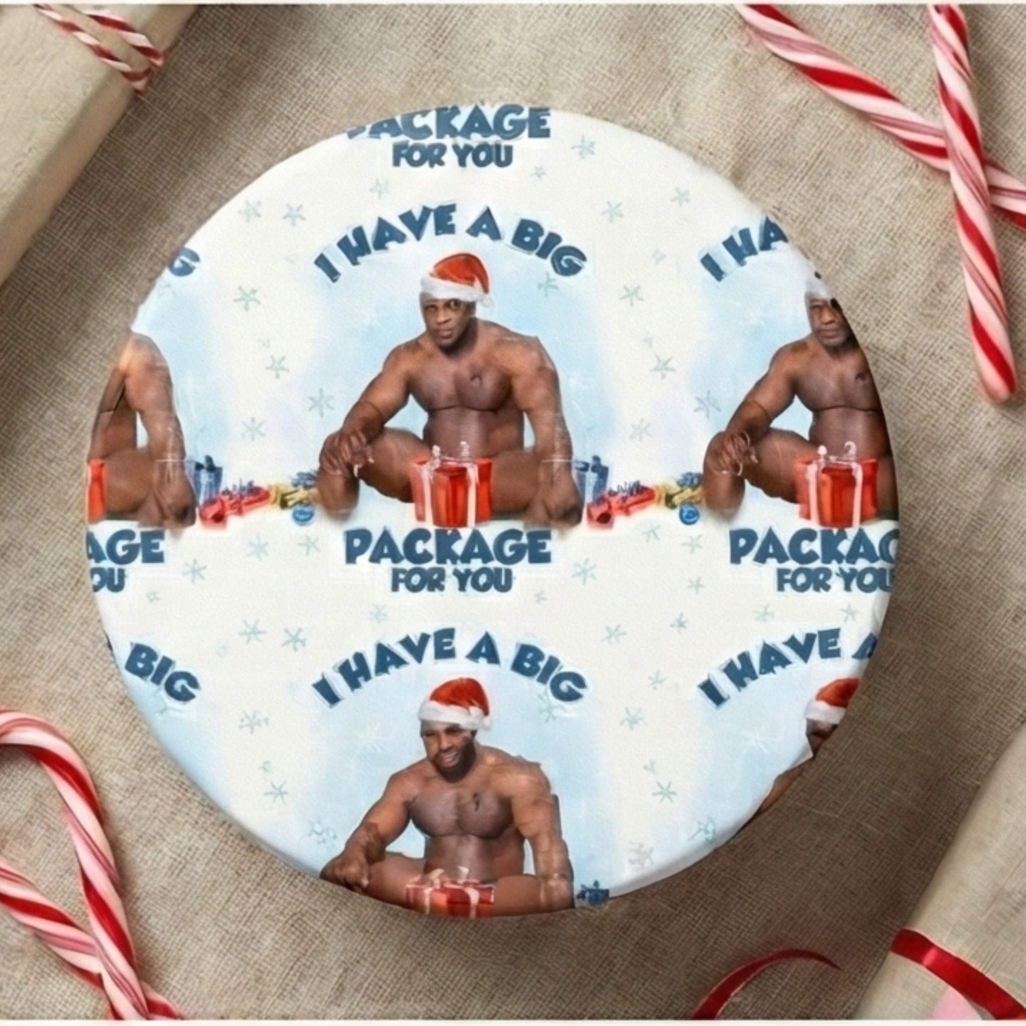 Barry Woods Meme Christmas Wrapping Paper — "I Have a Big Package for You" Holiday Gift Wrap, Funny Meme Holiday Gift Wrap, Digital Present Wrap, Xmas Gifts product thumbnail image Barry Woods Meme Christmas Wrapping Paper — "I Have a Big Package for You" Holiday Gift Wrap, Funny Meme Holiday Gift Wrap, Digital Present Wrap, Xmas Gifts product thumbnail image