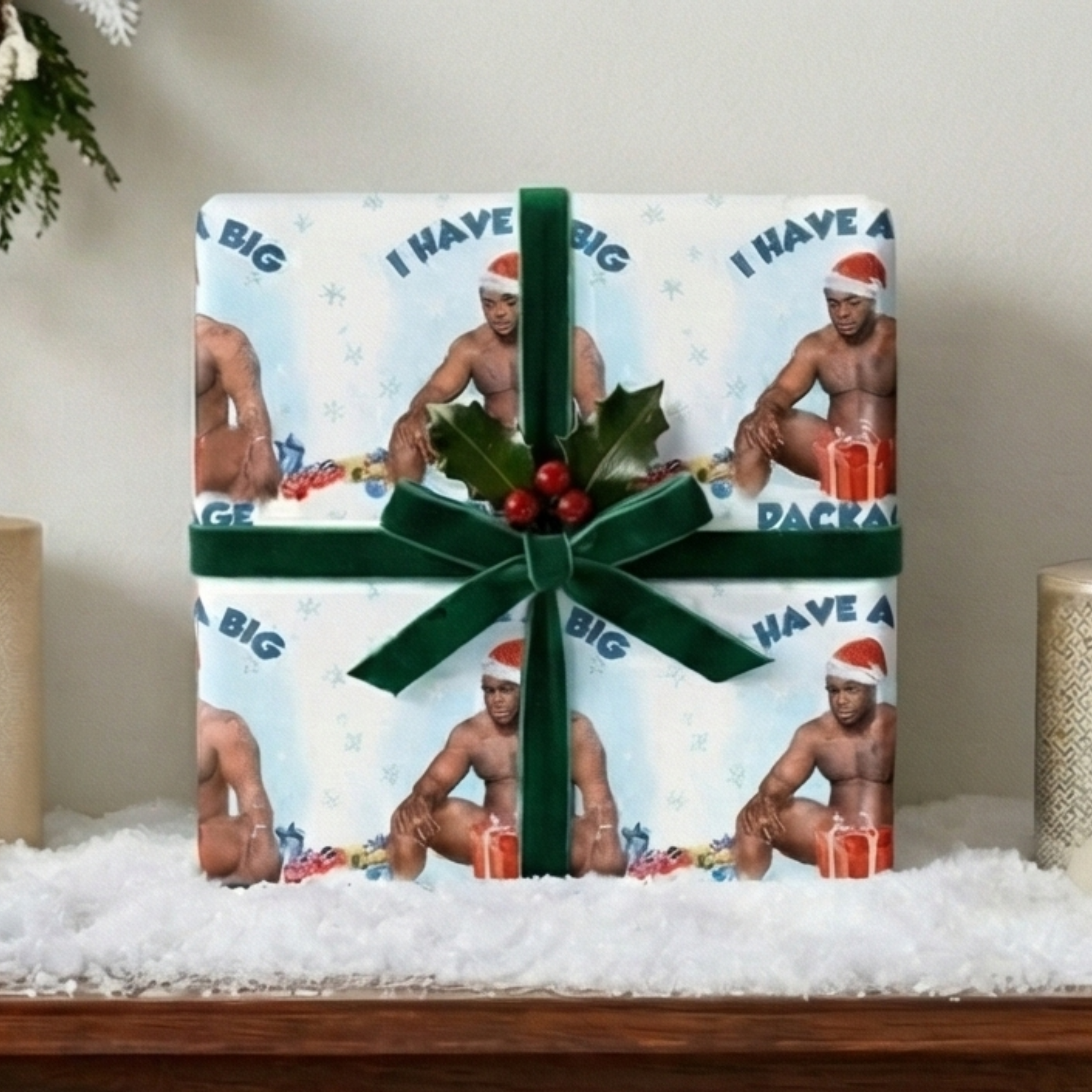 Barry Woods Meme Christmas Wrapping Paper | "I Have a Big Package for You" Holiday Gift Wrap, Funny Meme Holiday Gift Wrap, Digital Present Wrap, Xmas Gifts Barry Woods Meme Christmas Wrapping Paper | "I Have a Big Package for You" Holiday Gift Wrap, Funny Meme Holiday Gift Wrap, Digital Present Wrap, Xmas Gifts