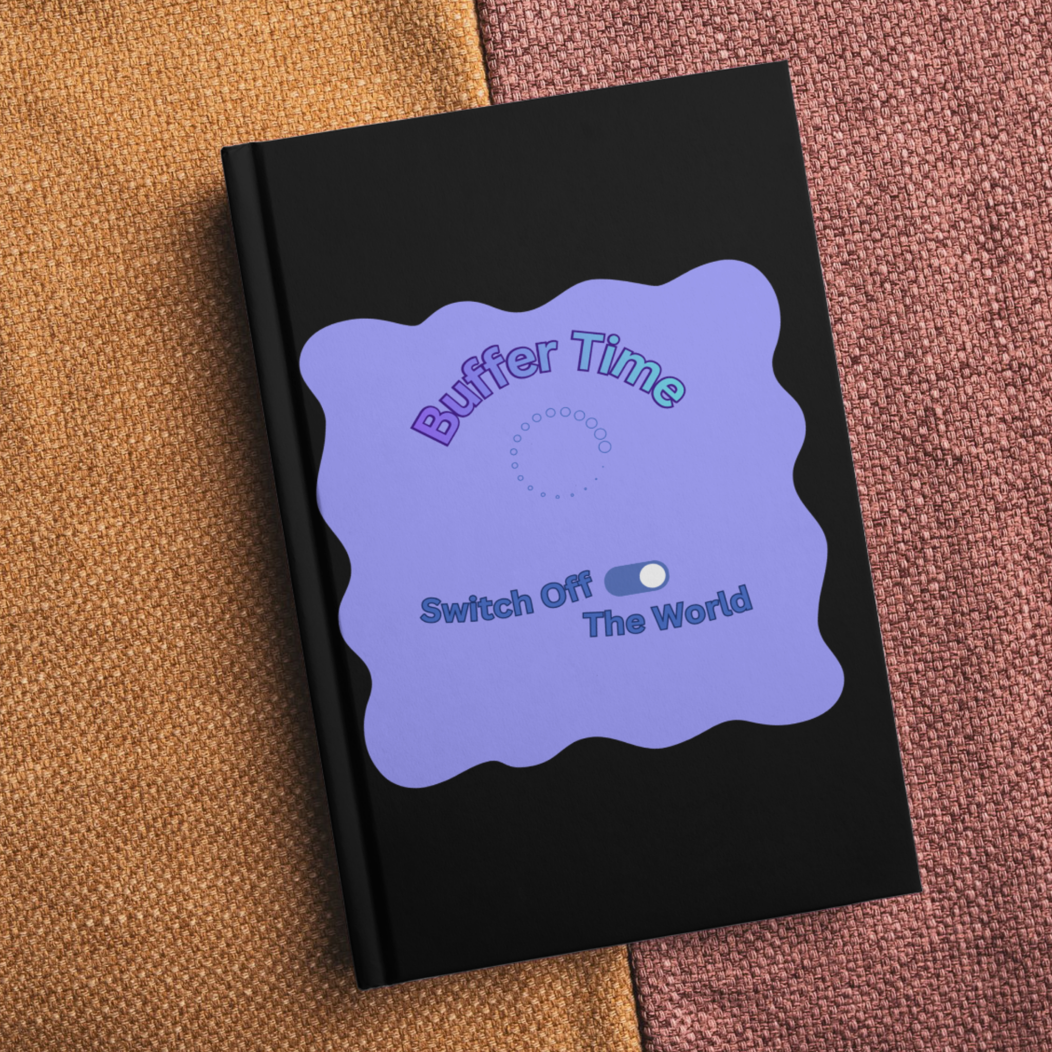 Black Hardback Journal - "Buffer Time" Black Hardback Journal - "Buffer Time"