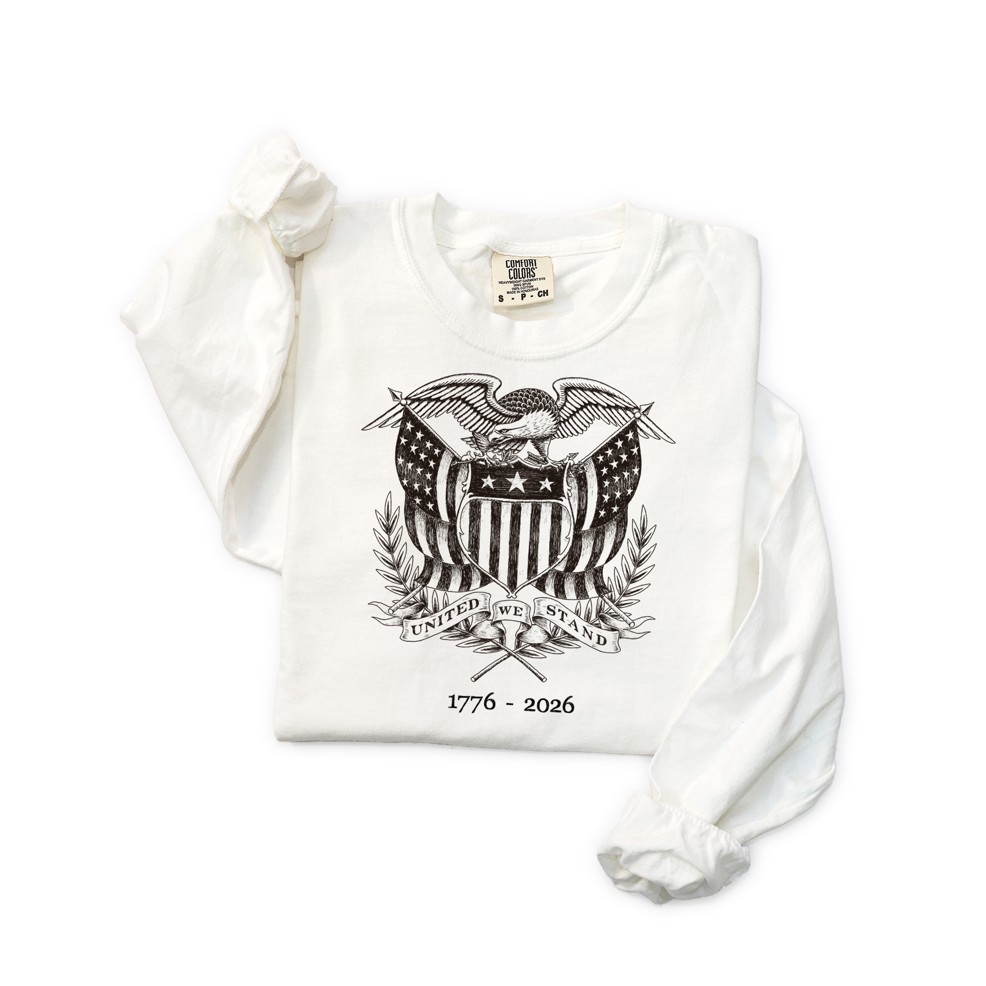 Vintage American Eagle United We Stand Unisex Long Sleeve T-Shirt