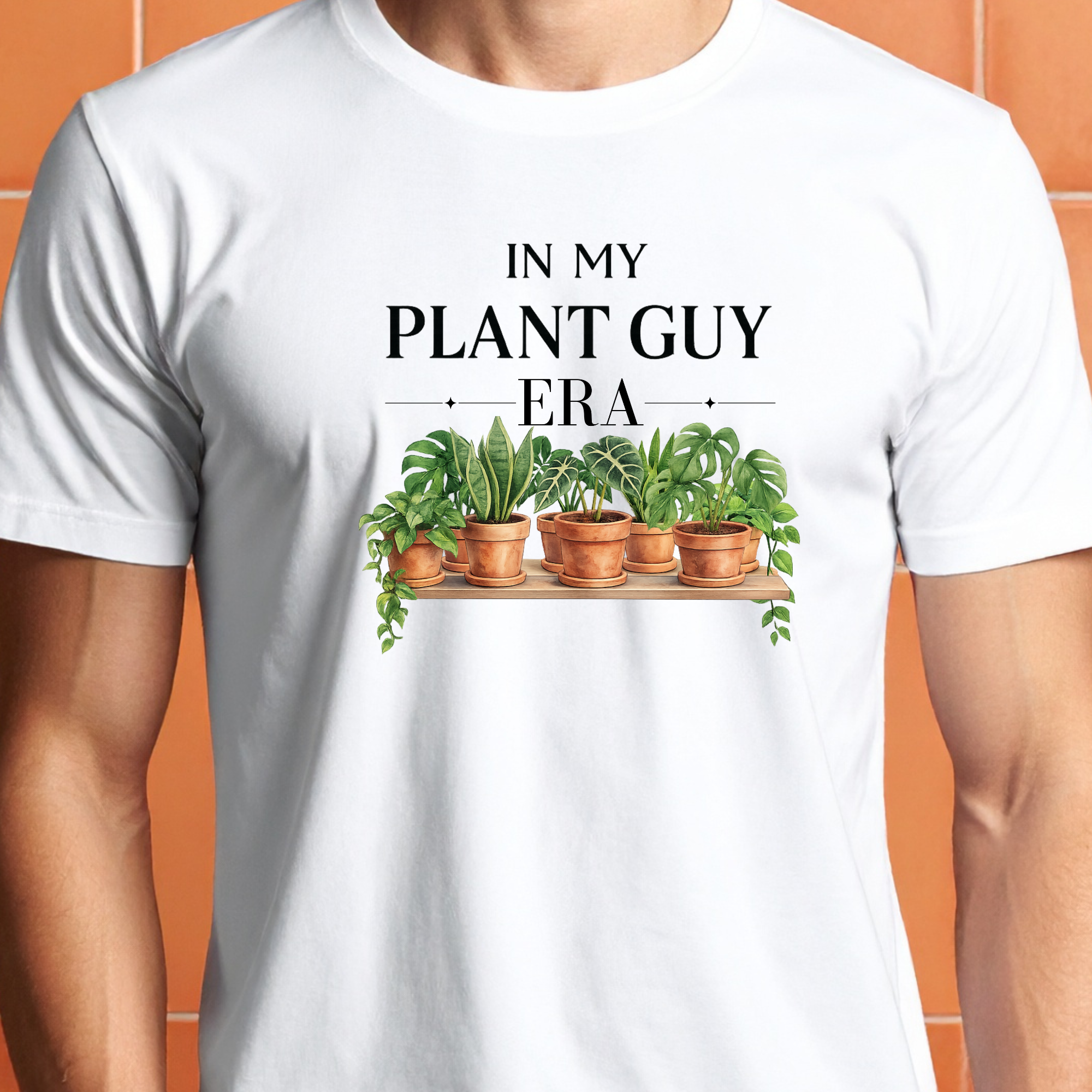 Men’s White Plant Lover Tee  product thumbnail image