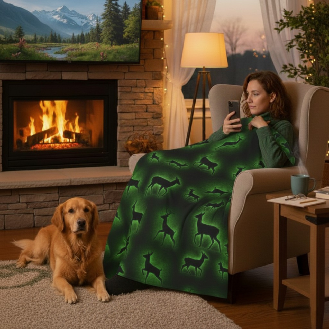 Willow - Velveteen Plush Blanket product thumbnail image Willow - Velveteen Plush Blanket product thumbnail image