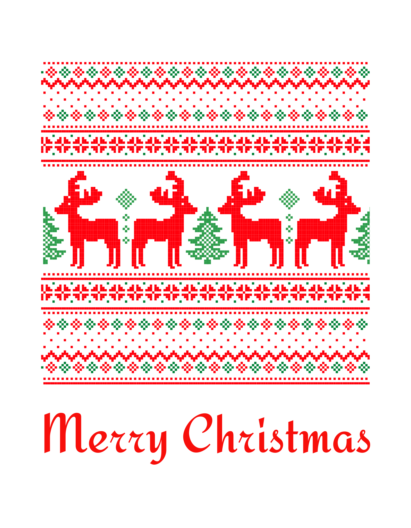 Christmas Tee — "Merry Christmas" 
