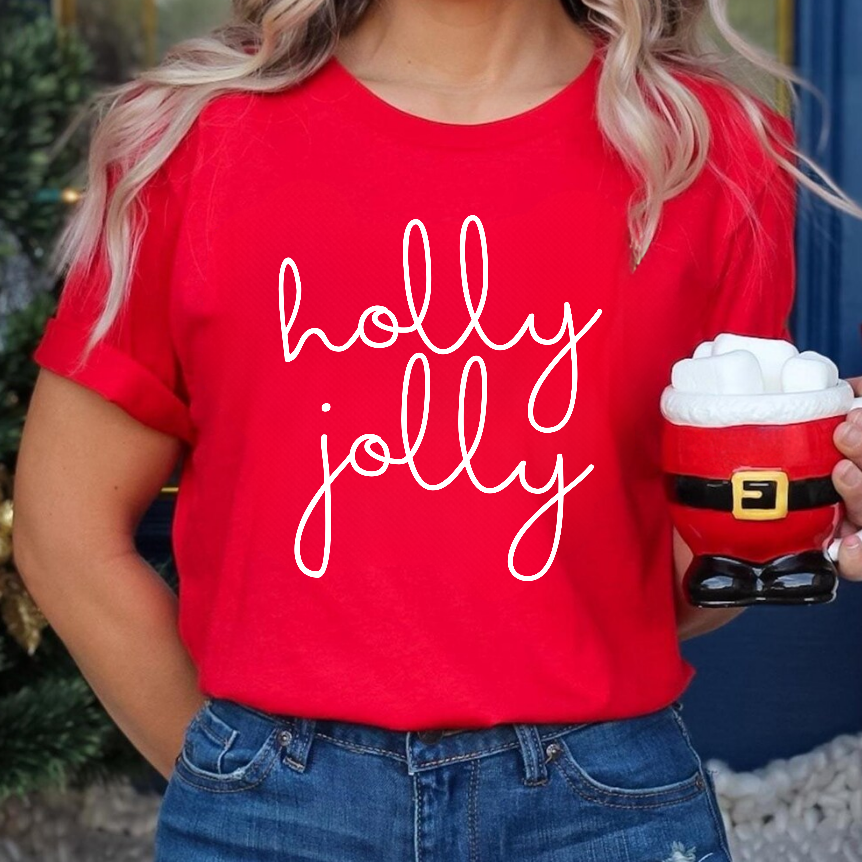 Holly Jolly Christmas Tee