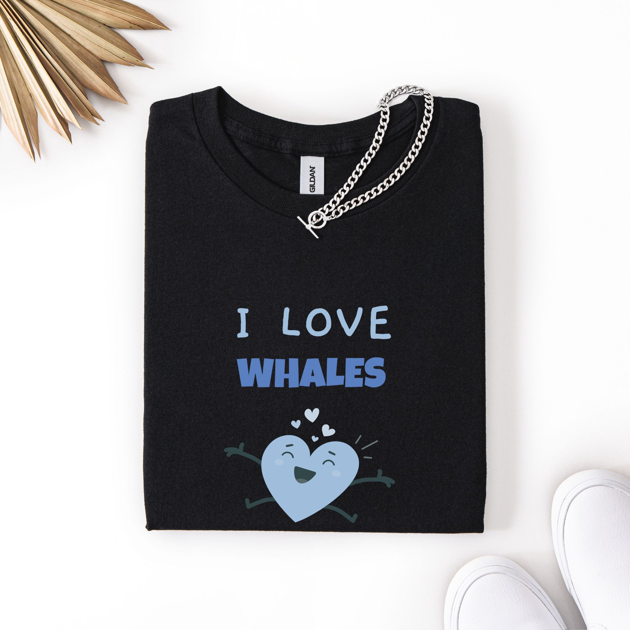 I Love Whales Funny T-Shirt