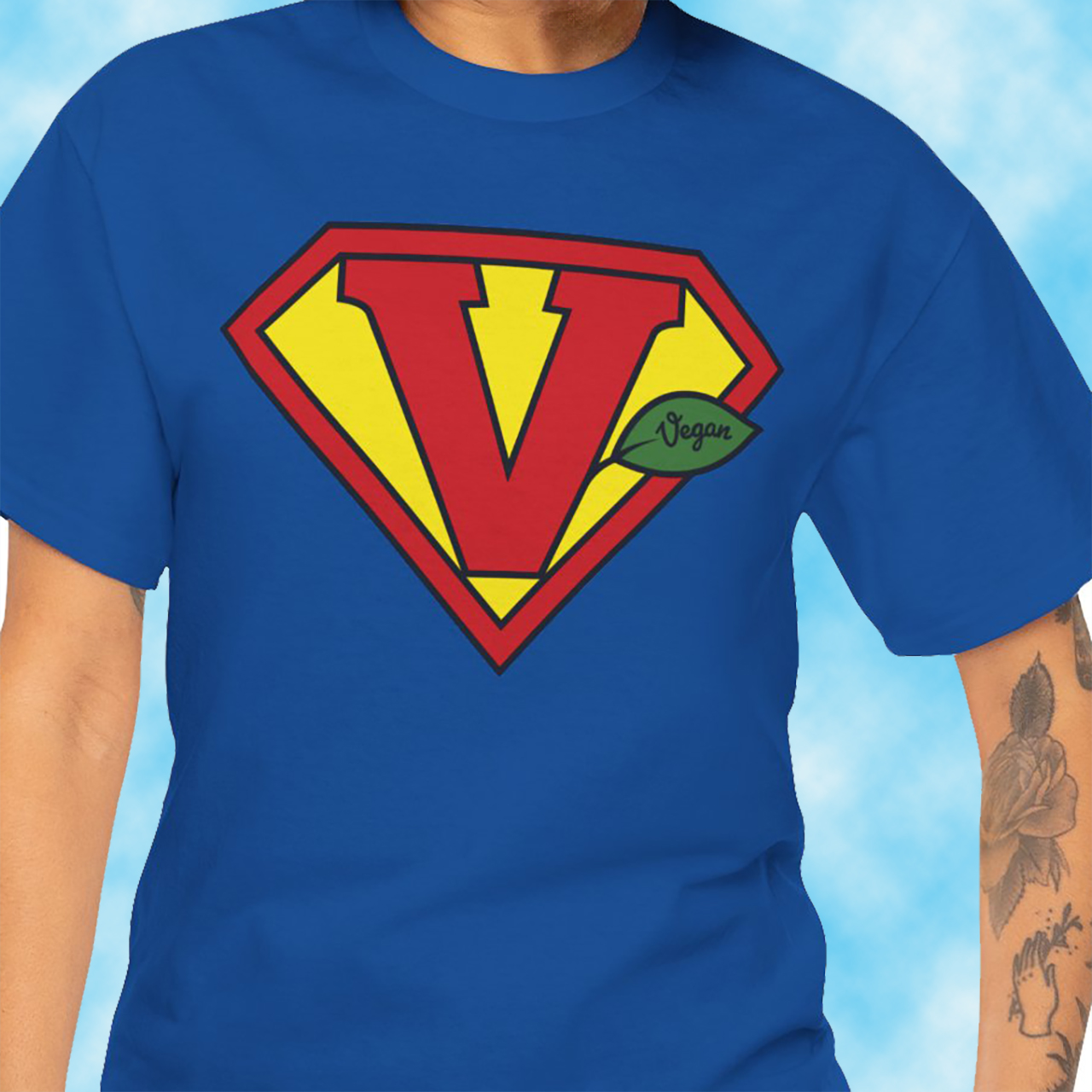Vegan  Superhero Tee product thumbnail image