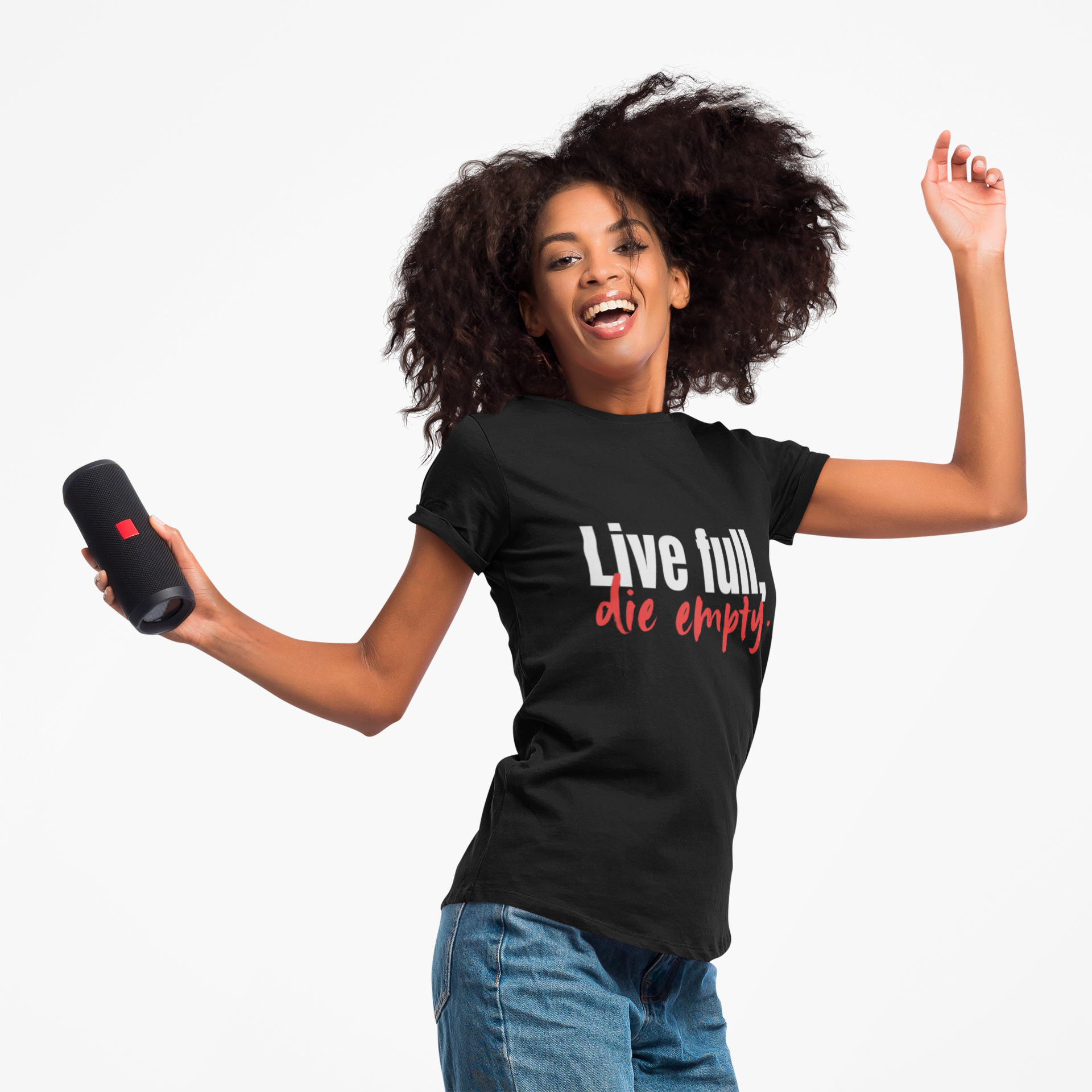 Live full, Die empty Unisex Tee product thumbnail image Live full, Die empty Unisex Tee product thumbnail image
