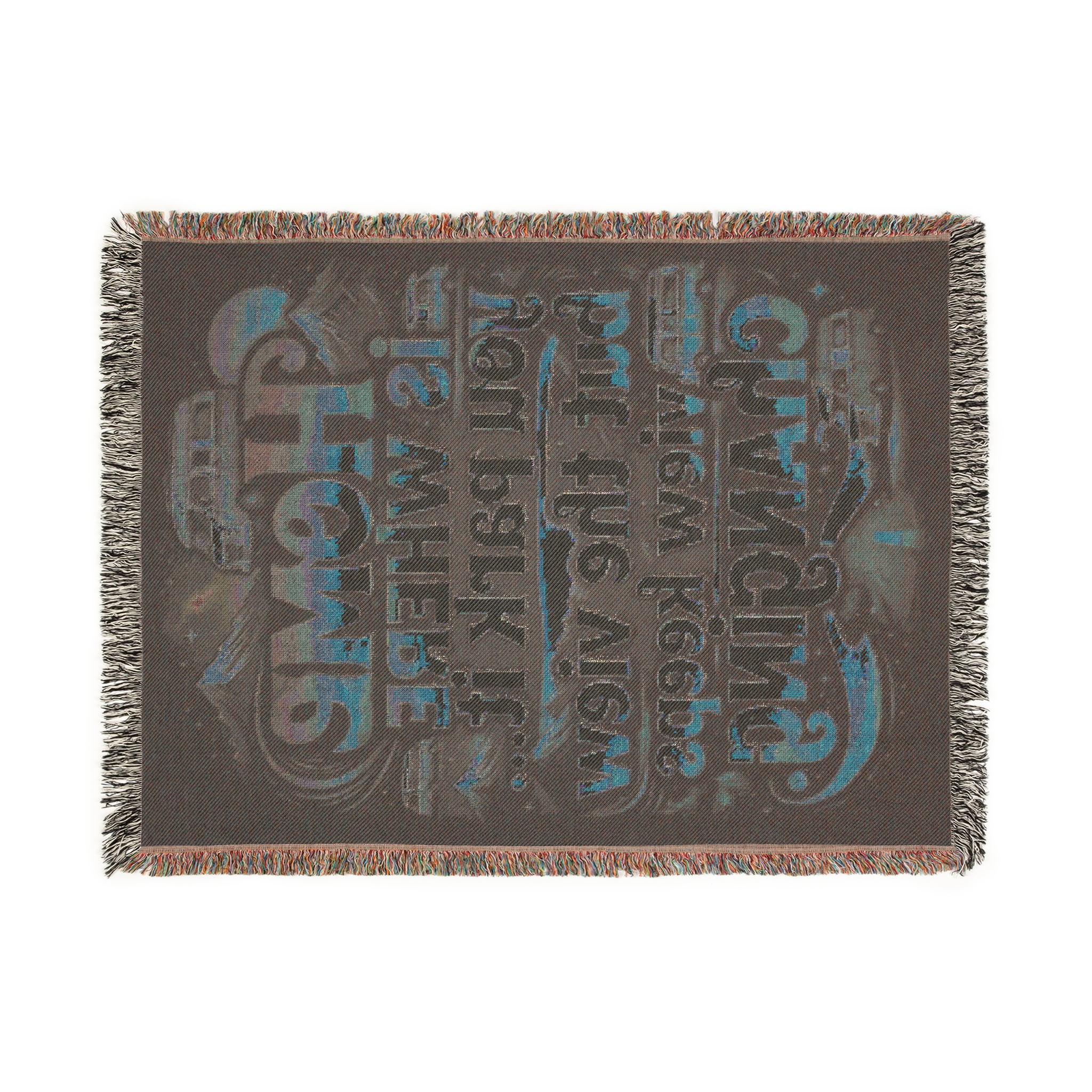 Woven Blanket — "Home Is Where You Park It -But The View keep Changing" RV Camper Vintage Roadtrip Camping Throw product thumbnail image