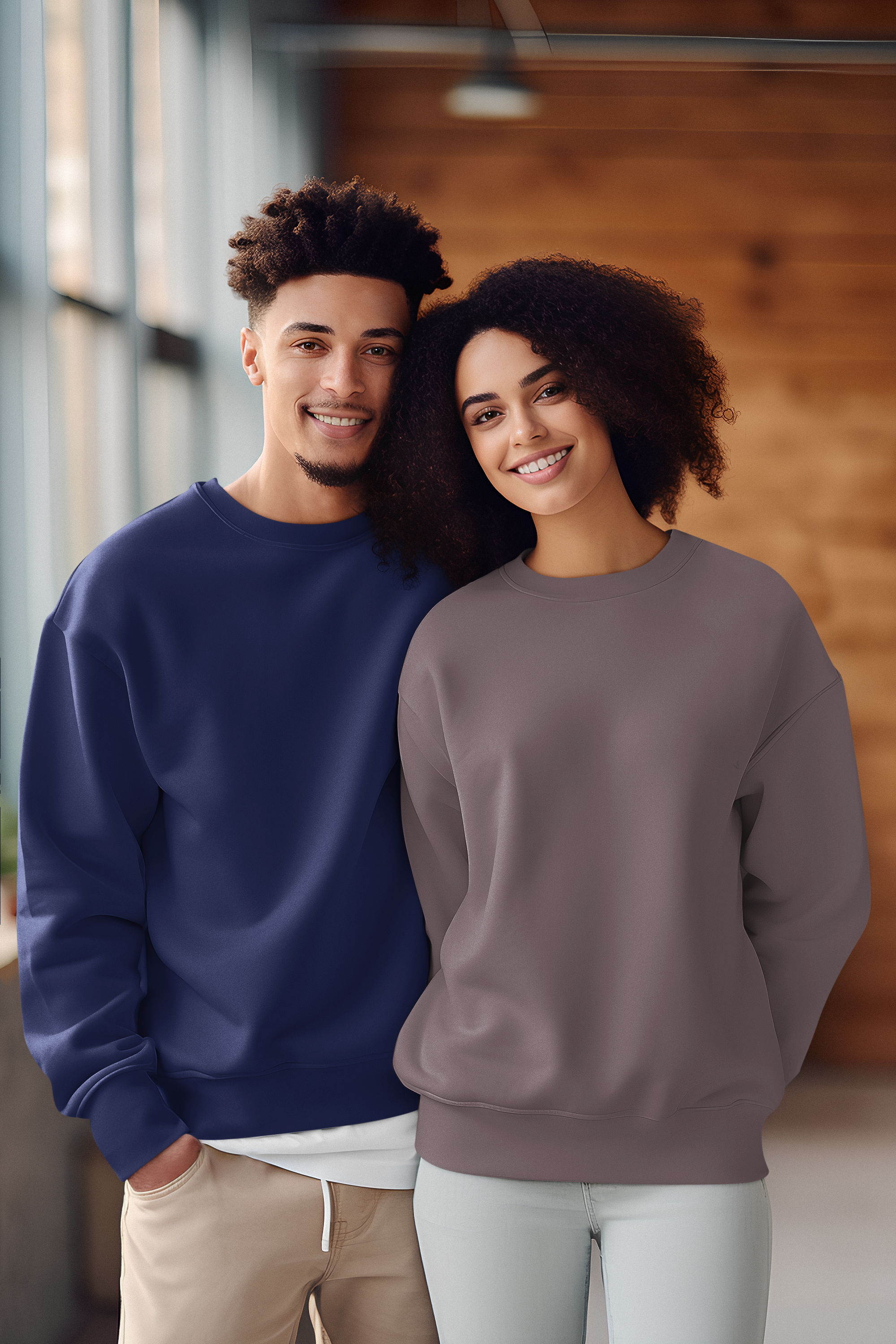 Minimal Gold Crest Sweatshirt