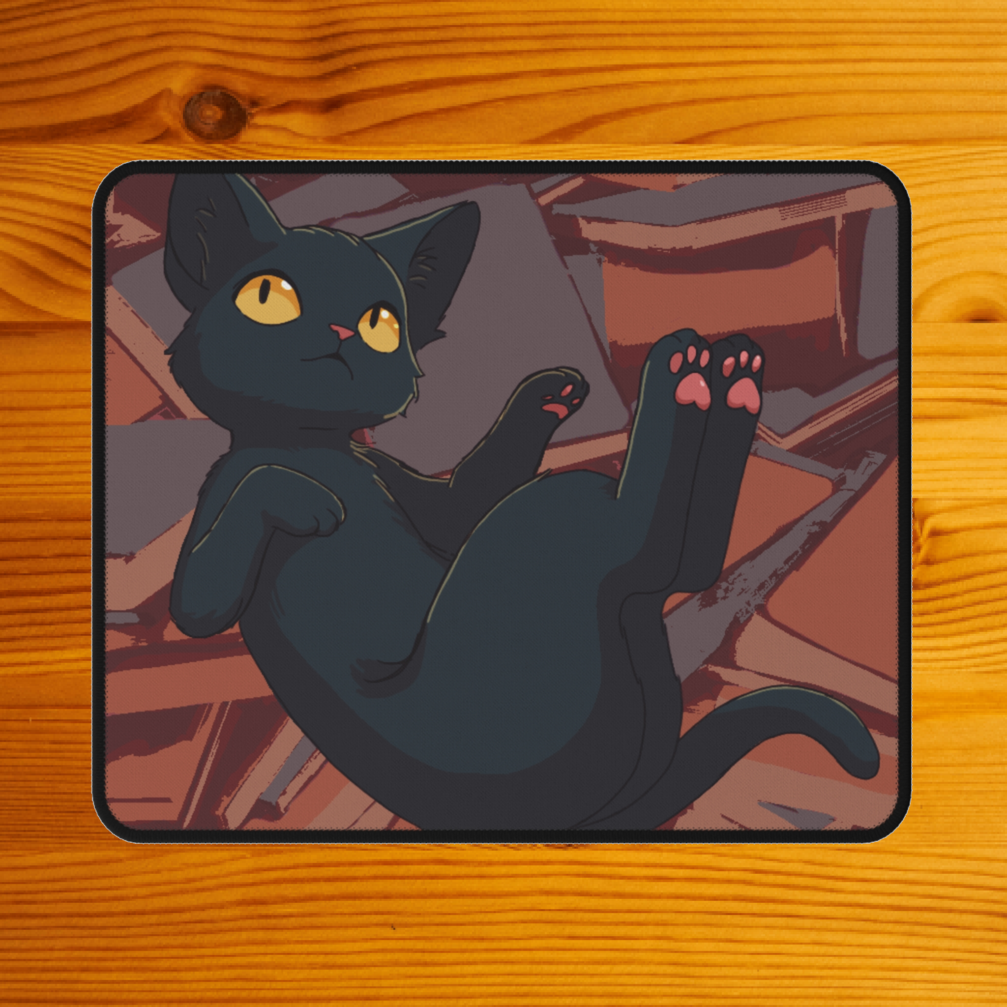 "Library Cat" Gaming Mouse Pad product thumbnail image