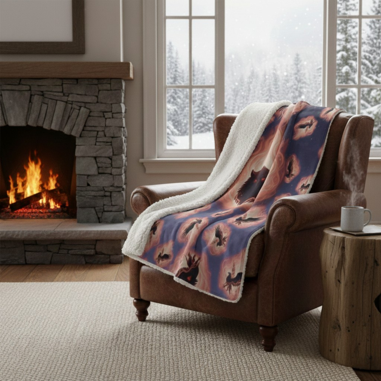 Cinderwing - Sherpa Blanket product thumbnail image Cinderwing - Sherpa Blanket product thumbnail image
