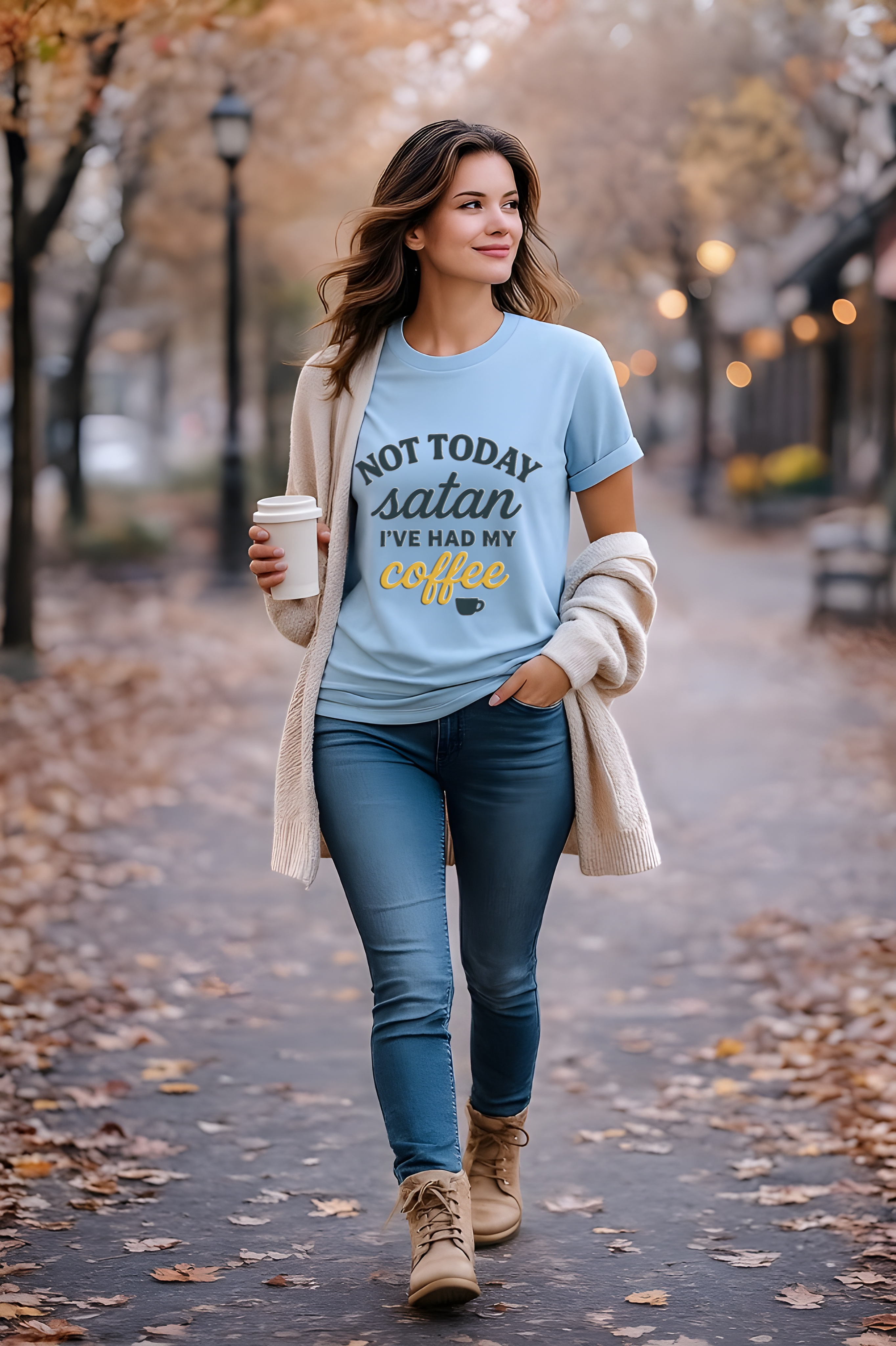 Not Today Satan I’ve Had My Coffee Christian Softstyle Shirt for Women – Funny Faith T-Shirt, Coffee Lover Jesus Tee, Christian Apparel Gift for Women product thumbnail image Not Today Satan I’ve Had My Coffee Christian Softstyle Shirt for Women – Funny Faith T-Shirt, Coffee Lover Jesus Tee, Christian Apparel Gift for Women product thumbnail image
