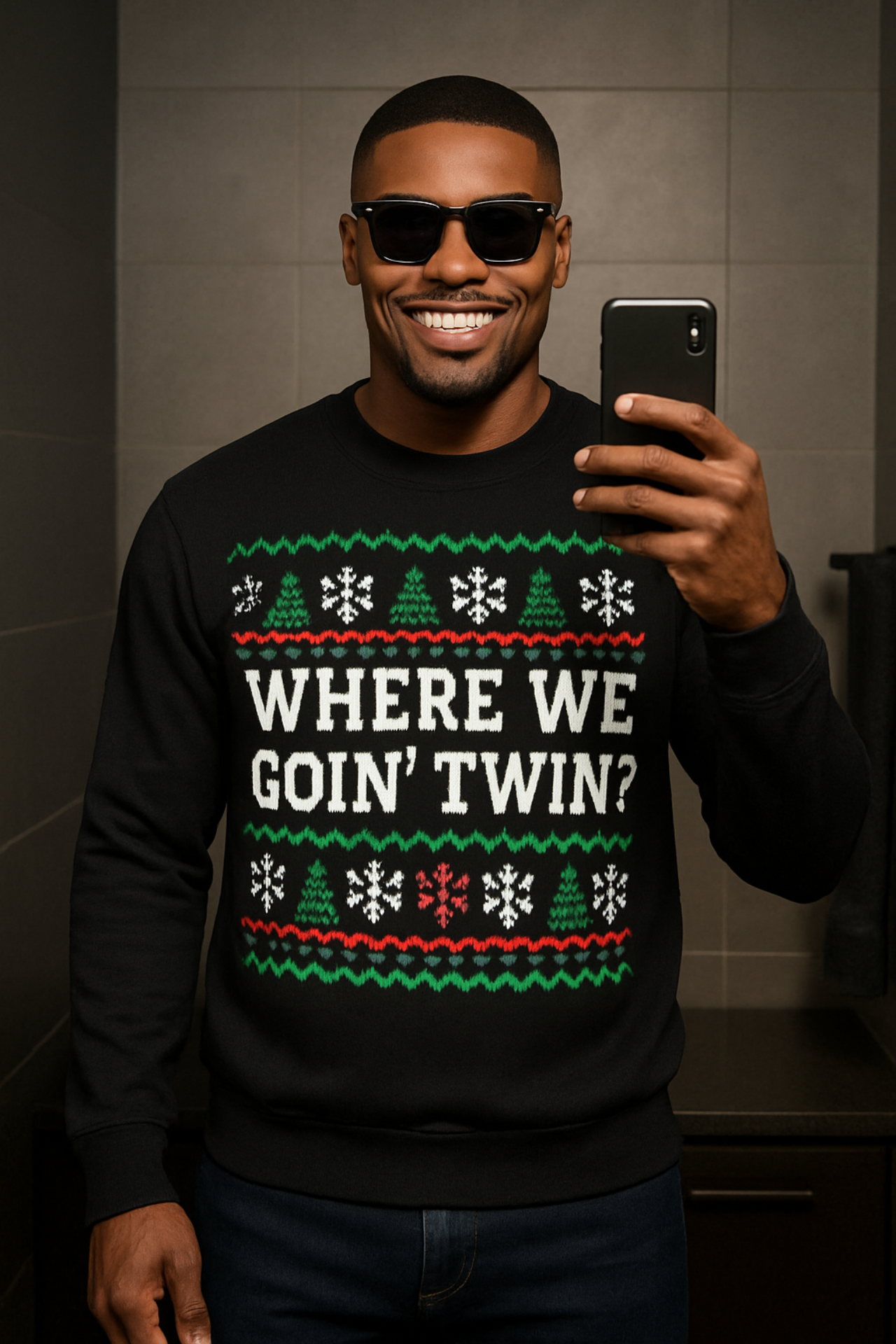 Where We Goin' Twin? Sweatshirt product thumbnail image