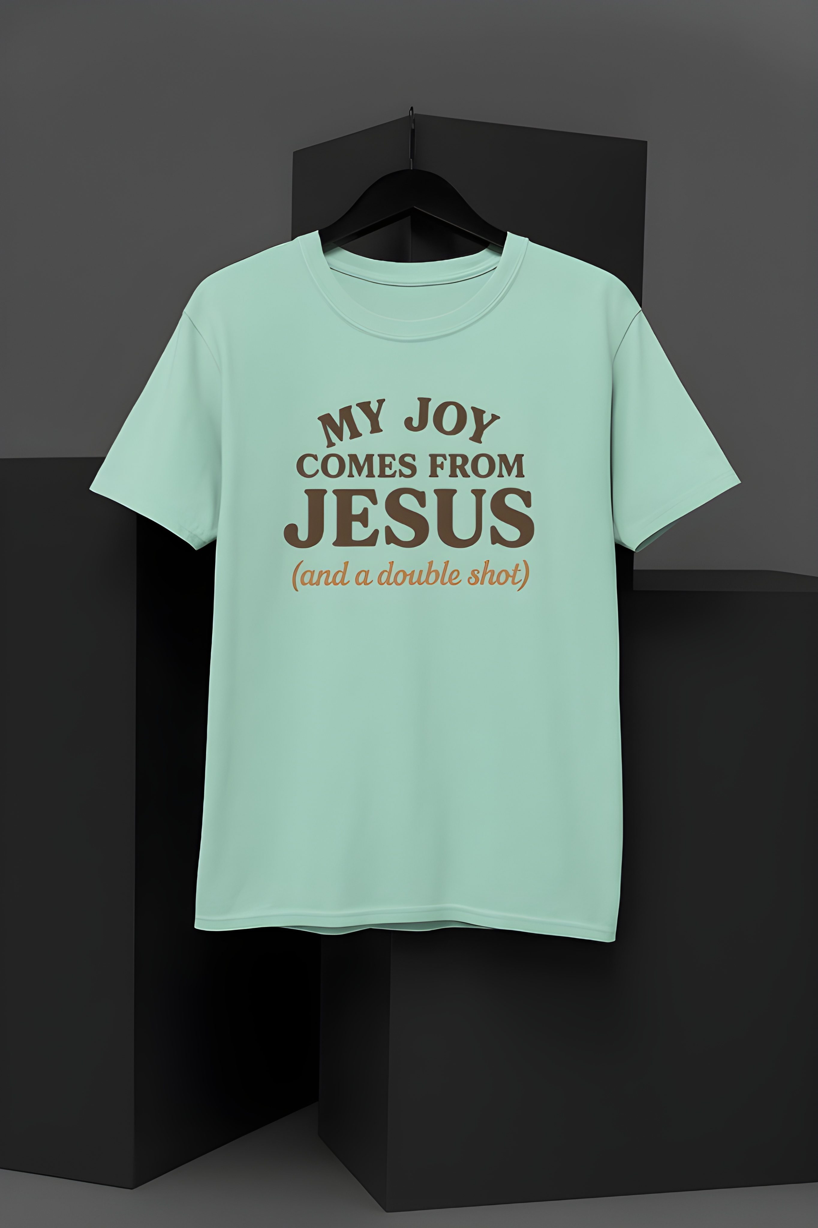 My Joy Comes from Jesus and a Double Shot Christian Softstyle Unisex T-Shirt – Funny Faith and Coffee Lover Tee, Joy of the Lord Shirt, Christian Apparel Gift for Women product thumbnail image My Joy Comes from Jesus and a Double Shot Christian Softstyle Unisex T-Shirt – Funny Faith and Coffee Lover Tee, Joy of the Lord Shirt, Christian Apparel Gift for Women product thumbnail image
