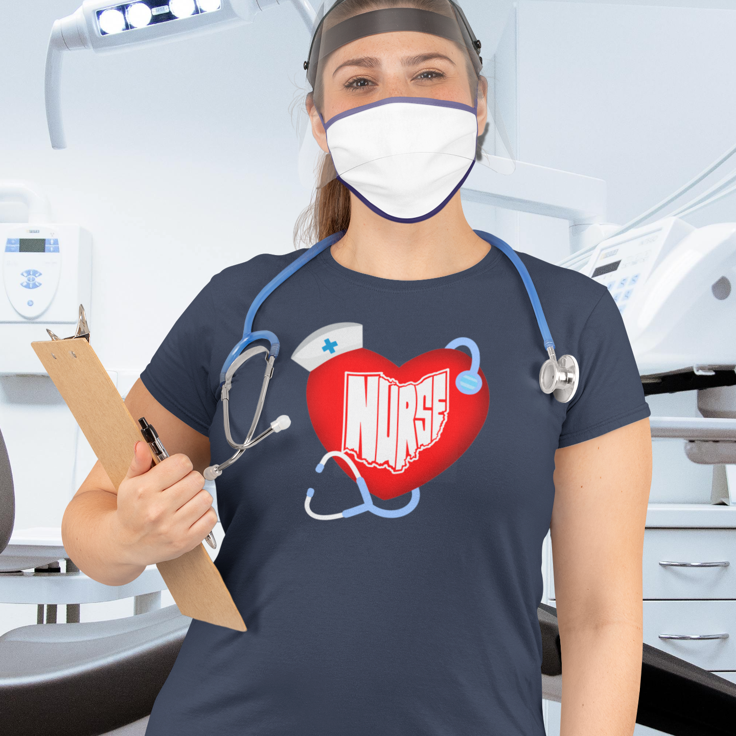 Ohio Nurse shirt, Personalized Unique Ohio Home Nurse T-shirt, Ohio Nurse Gift, Cool Nurse Tee, Ohio Nurse State Pride Shirt, First Responder, Health Provider product thumbnail image Ohio Nurse shirt, Personalized Unique Ohio Home Nurse T-shirt, Ohio Nurse Gift, Cool Nurse Tee, Ohio Nurse State Pride Shirt, First Responder, Health Provider product thumbnail image