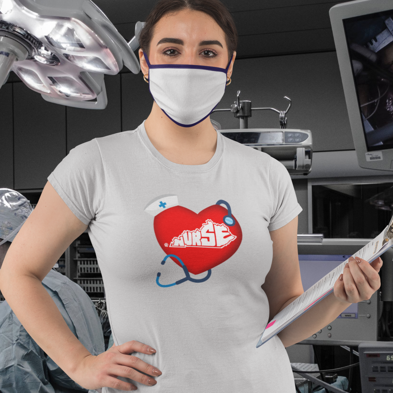 Kentucky Nurse Heart Unisex T-Shirt | Personalized Kentucky Nurse Pride | Gift for Nurses | Healthcare Apparel | Cute Nurse Gift | Medical Shirt product thumbnail image Kentucky Nurse Heart Unisex T-Shirt | Personalized Kentucky Nurse Pride | Gift for Nurses | Healthcare Apparel | Cute Nurse Gift | Medical Shirt product thumbnail image