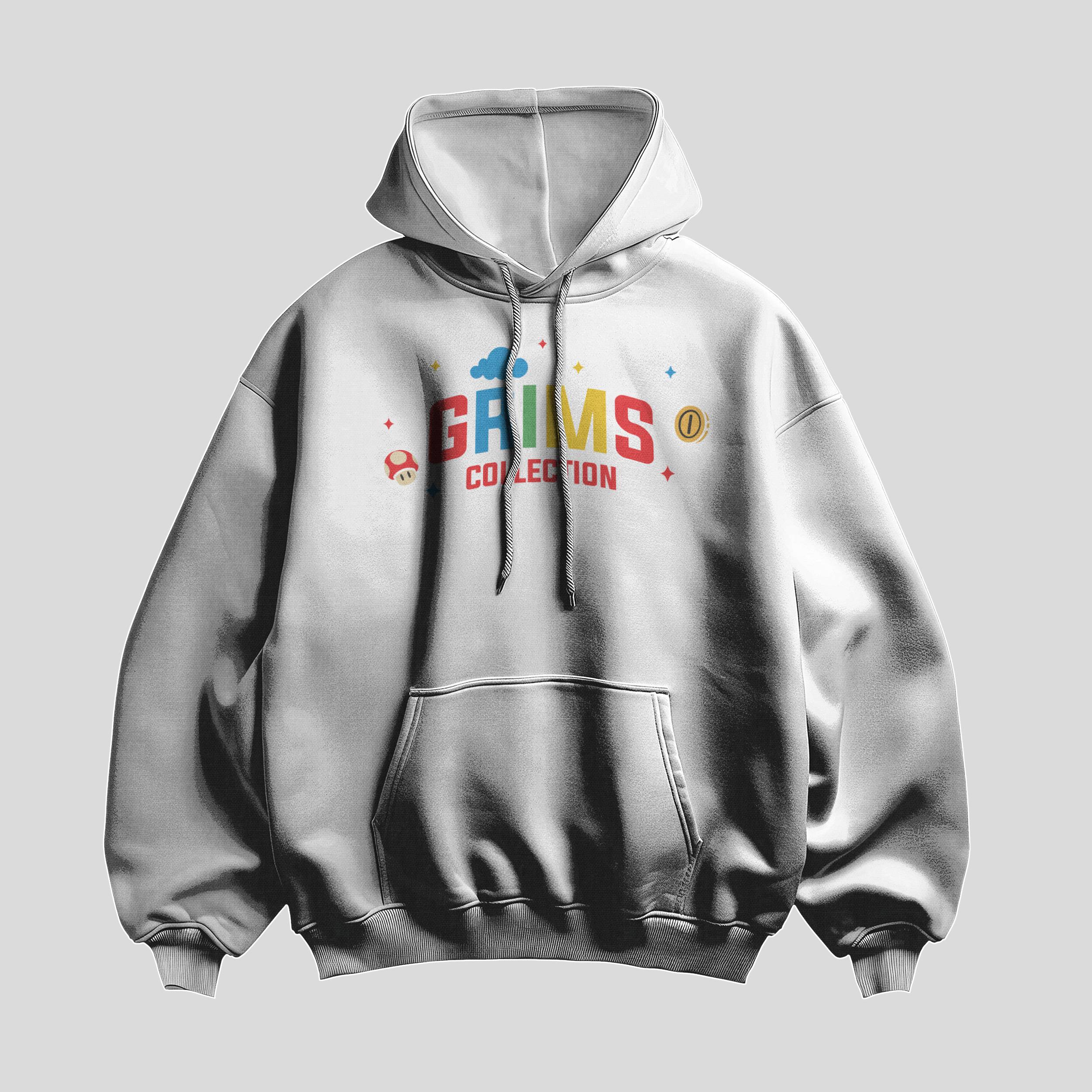 Mario Hoodie — Colorful Playful Pullover product thumbnail image Mario Hoodie — Colorful Playful Pullover product thumbnail image
