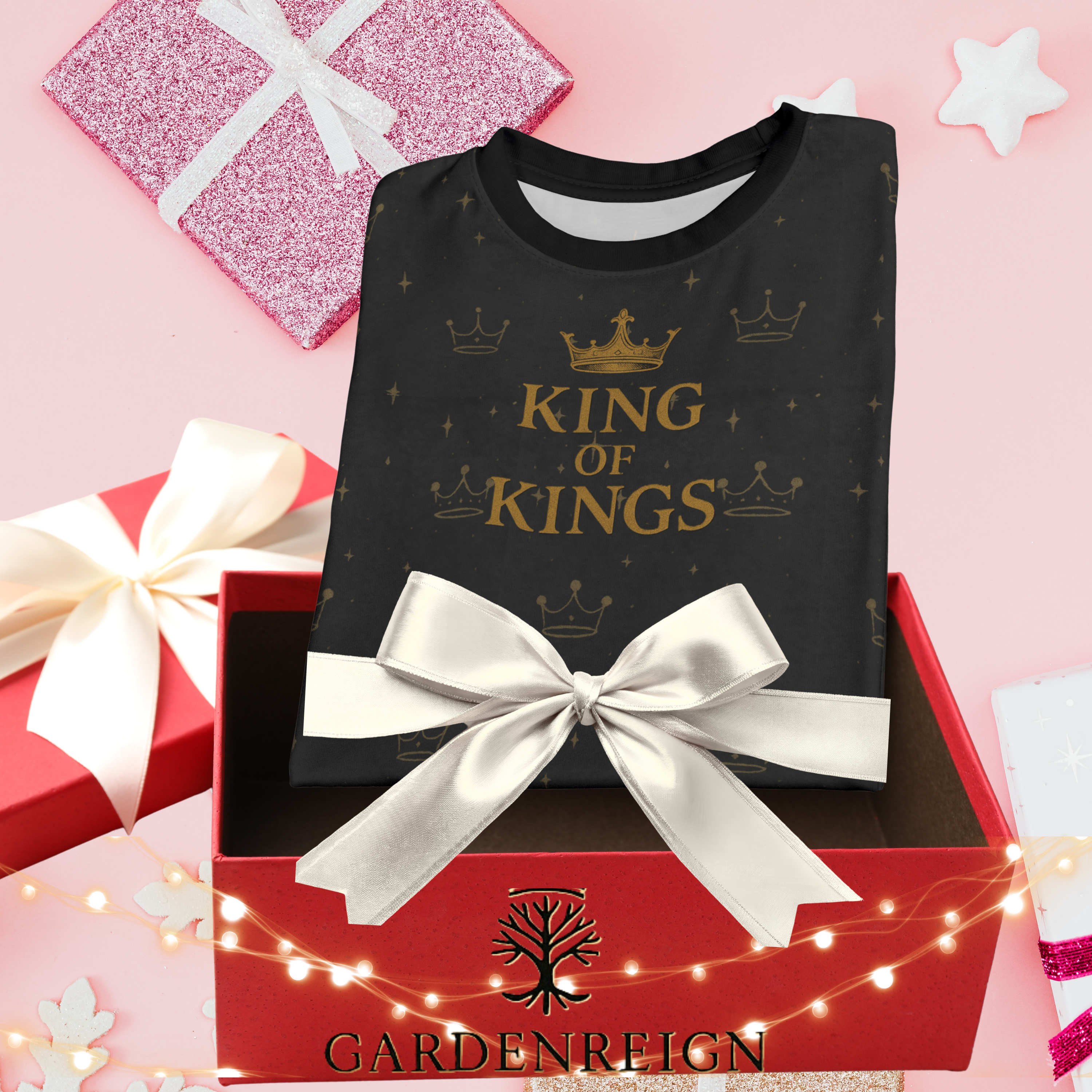 King of Kings Christmas Shirt • Women’s AOP Christian Tee • Vintage Storybook Nativity Shirt • Jesus Is King Holiday Shirt • Faith Gift for Her product thumbnail image King of Kings Christmas Shirt • Women’s AOP Christian Tee • Vintage Storybook Nativity Shirt • Jesus Is King Holiday Shirt • Faith Gift for Her product thumbnail image