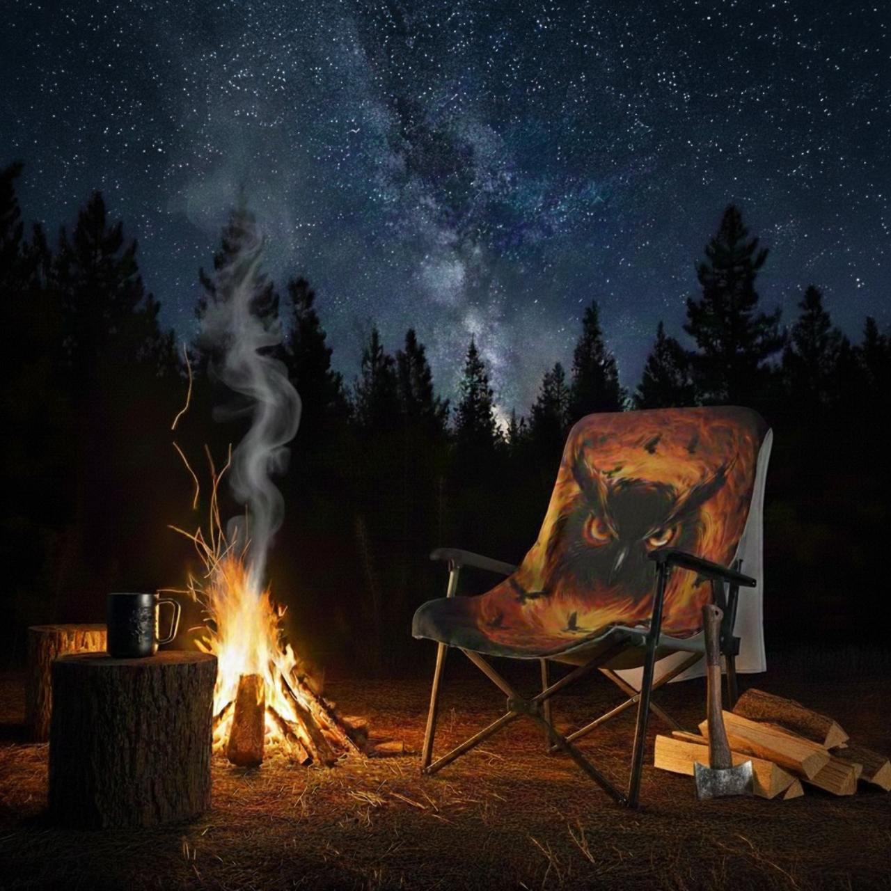 Aethelred's Fire - Fleece Sherpa Blanket product thumbnail image Aethelred's Fire - Fleece Sherpa Blanket product thumbnail image