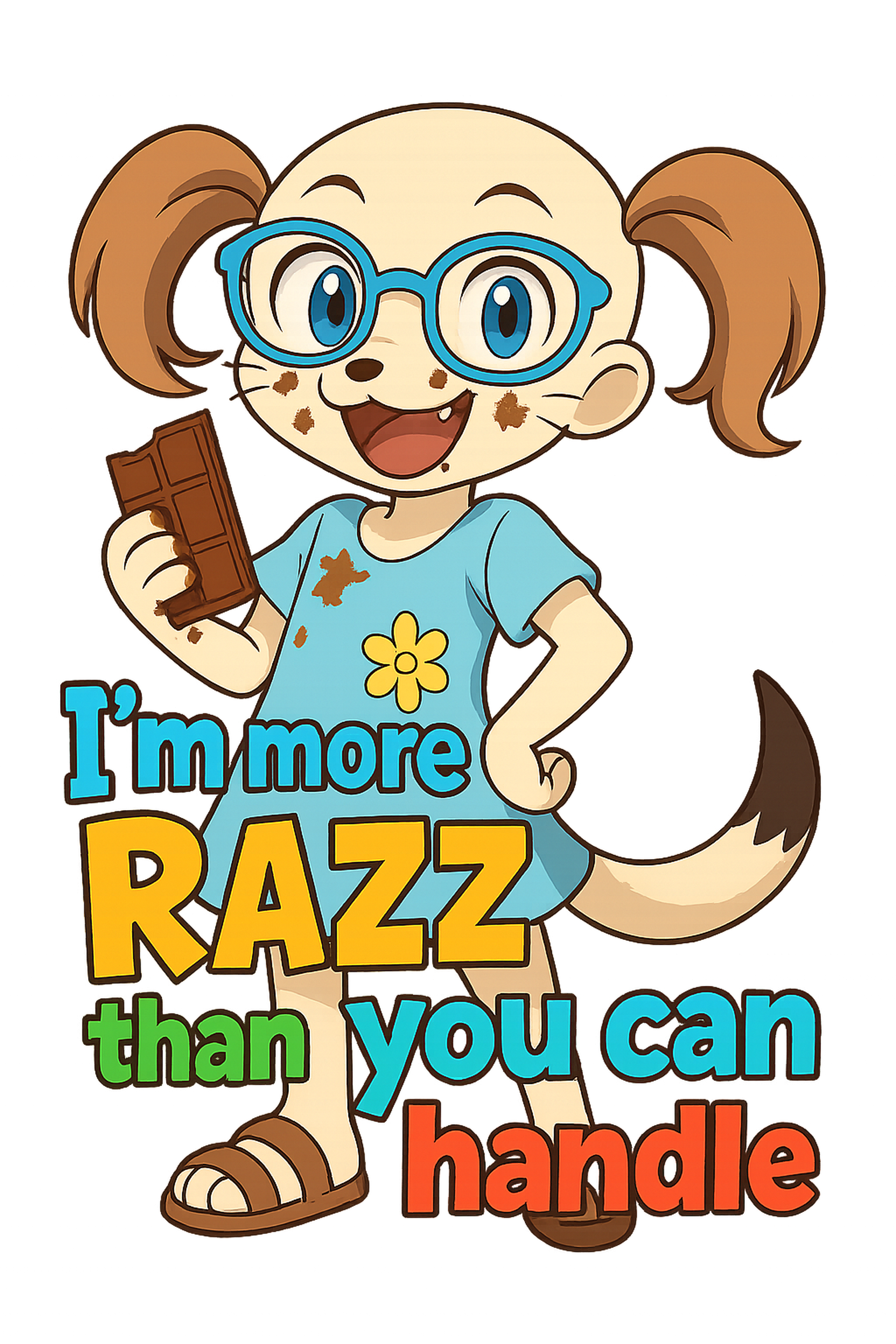 Infant Fine Jersey Tee - "More Razz than you can handle" product thumbnail image