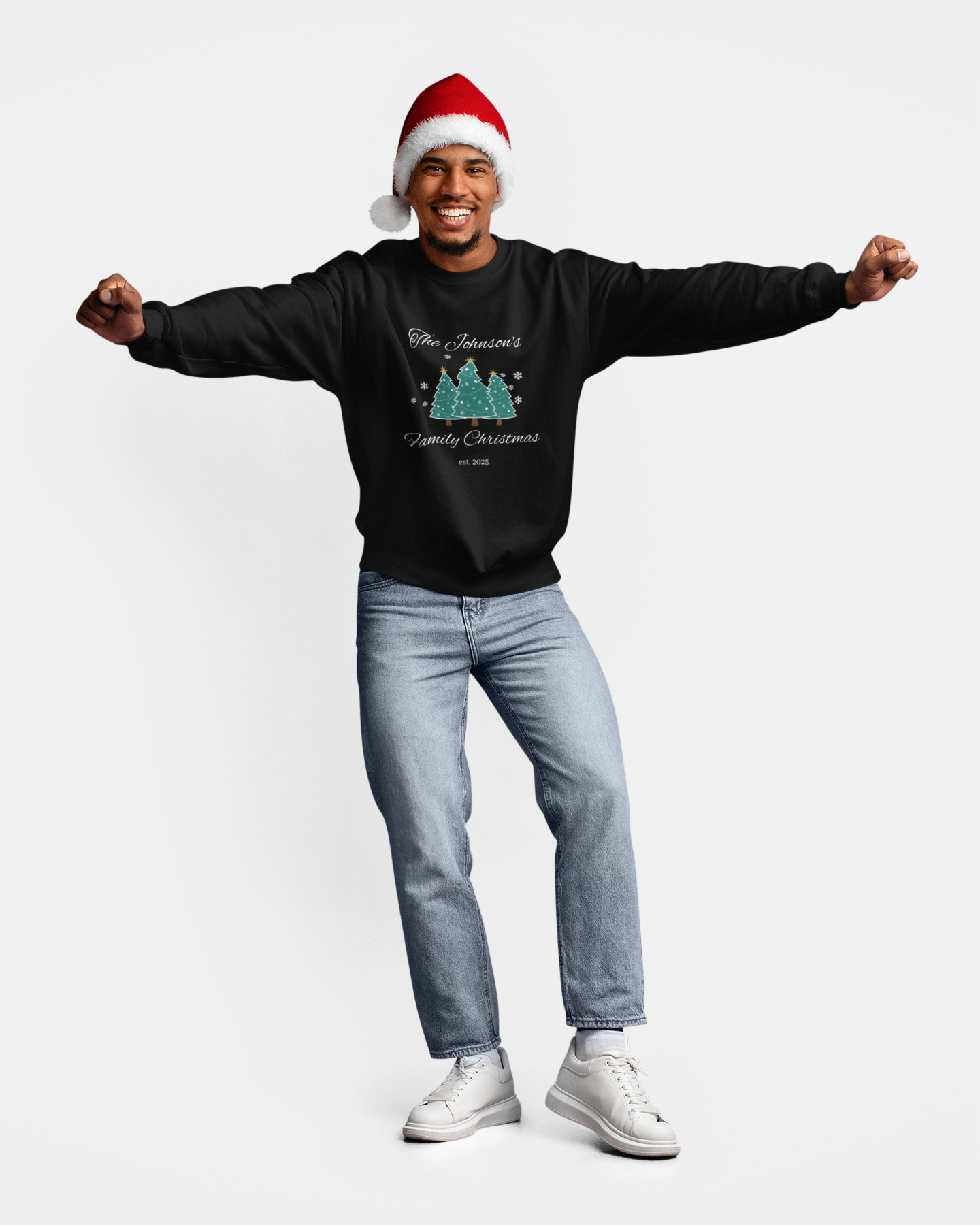 Personalized Family Christmas Sweatshirt product thumbnail image Personalized Family Christmas Sweatshirt product thumbnail image