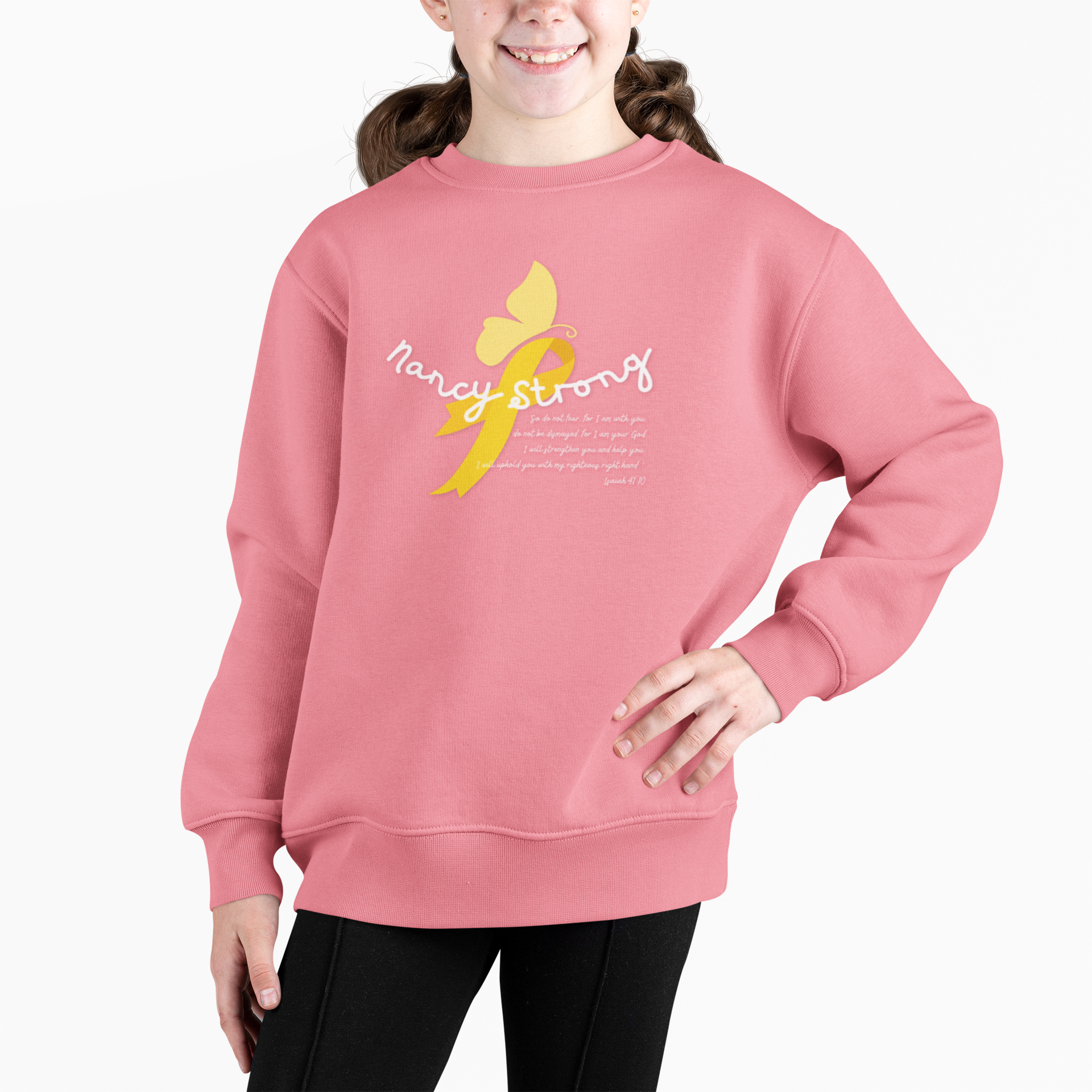 Youth Nancy Strong Crewneck product thumbnail image Youth Nancy Strong Crewneck product thumbnail image