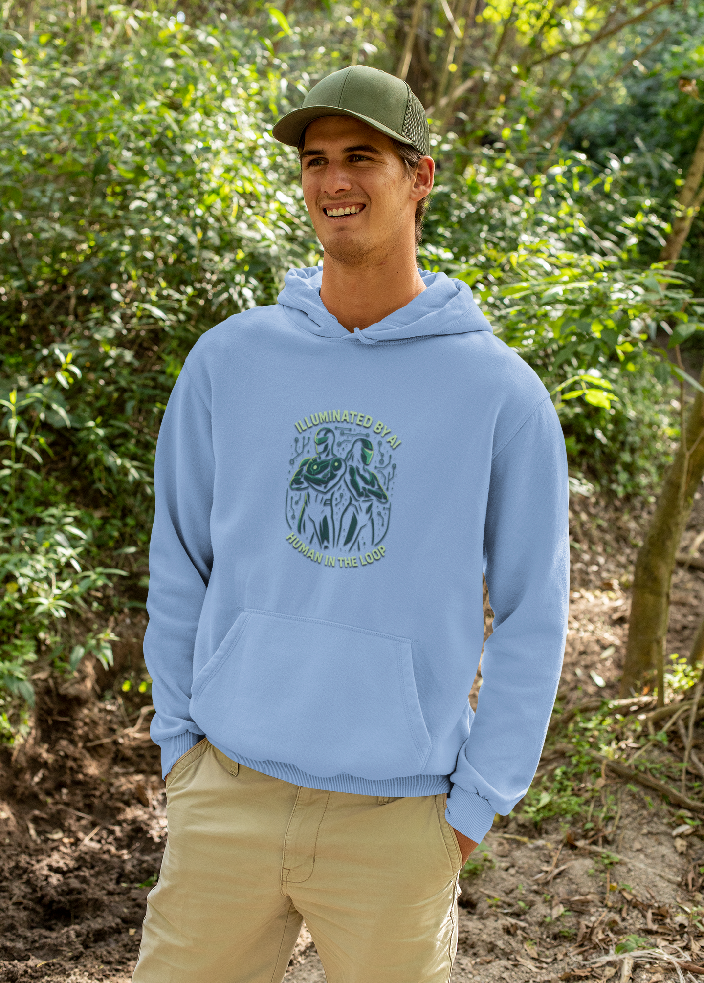 Prompt Club: — Human In The Loop Customizable Hoodie AI Streetwear product thumbnail image Prompt Club: — Human In The Loop Customizable Hoodie AI Streetwear product thumbnail image