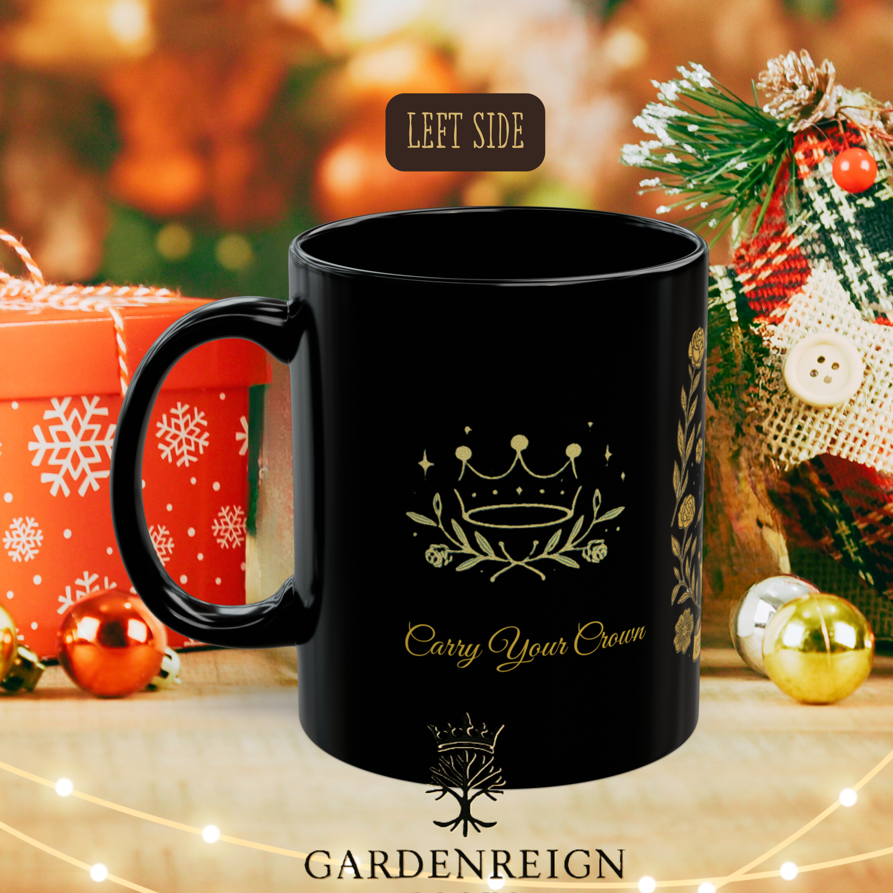 GardenReign “Bloom Bold Reign Holy” Inspirational Mug with Isaiah 61:3 and “Carry Your Crown” product thumbnail image GardenReign “Bloom Bold Reign Holy” Inspirational Mug with Isaiah 61:3 and “Carry Your Crown” product thumbnail image